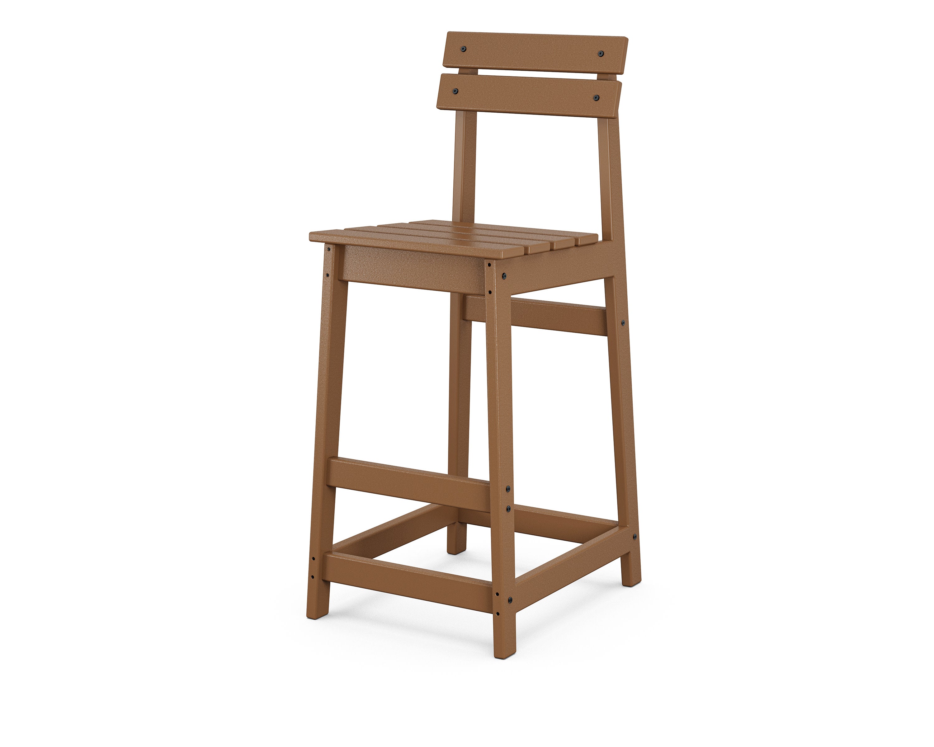 Modern Studio Plaza Bar Chair in Teak