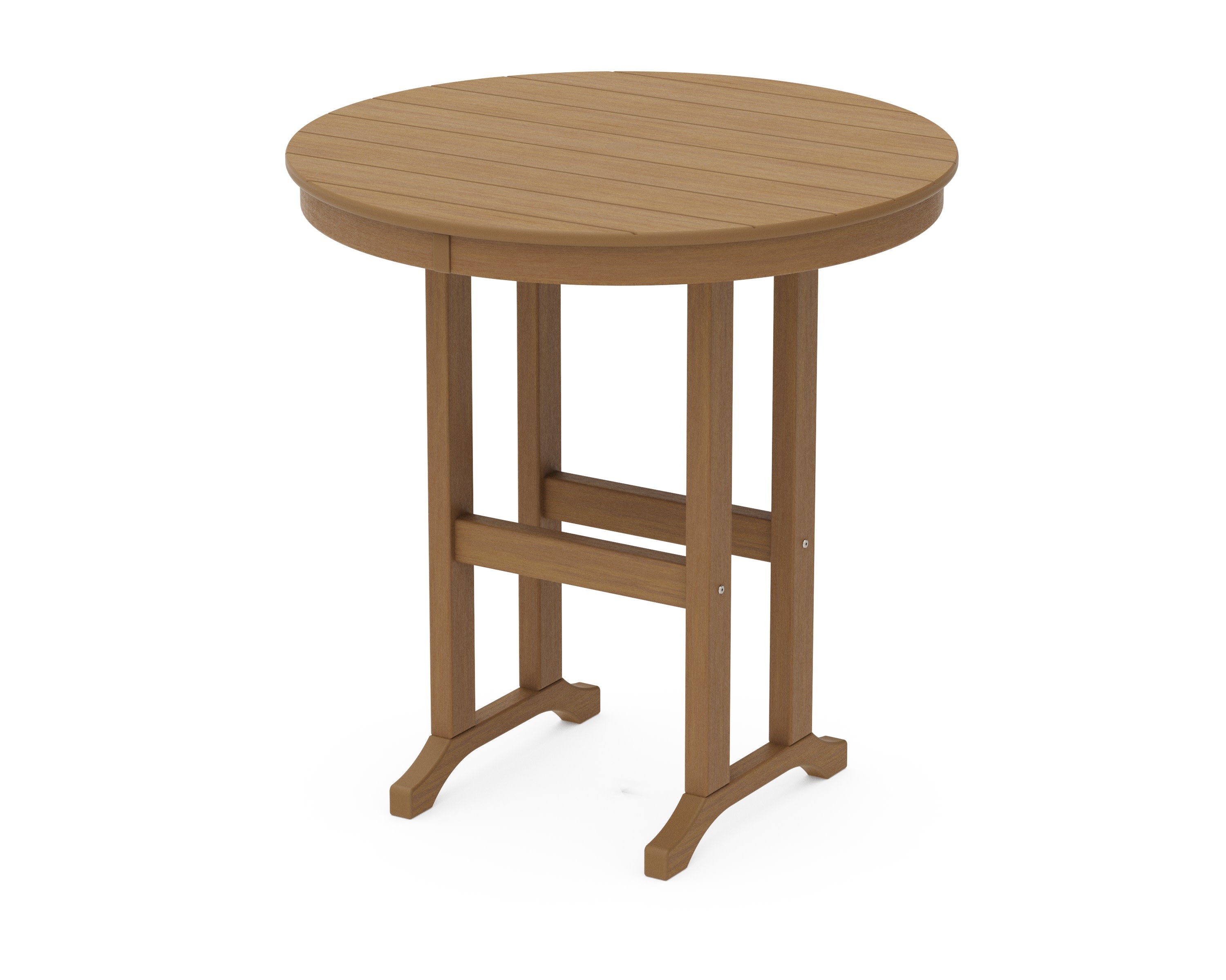 36" Round Farmhouse Counter Table in Natural