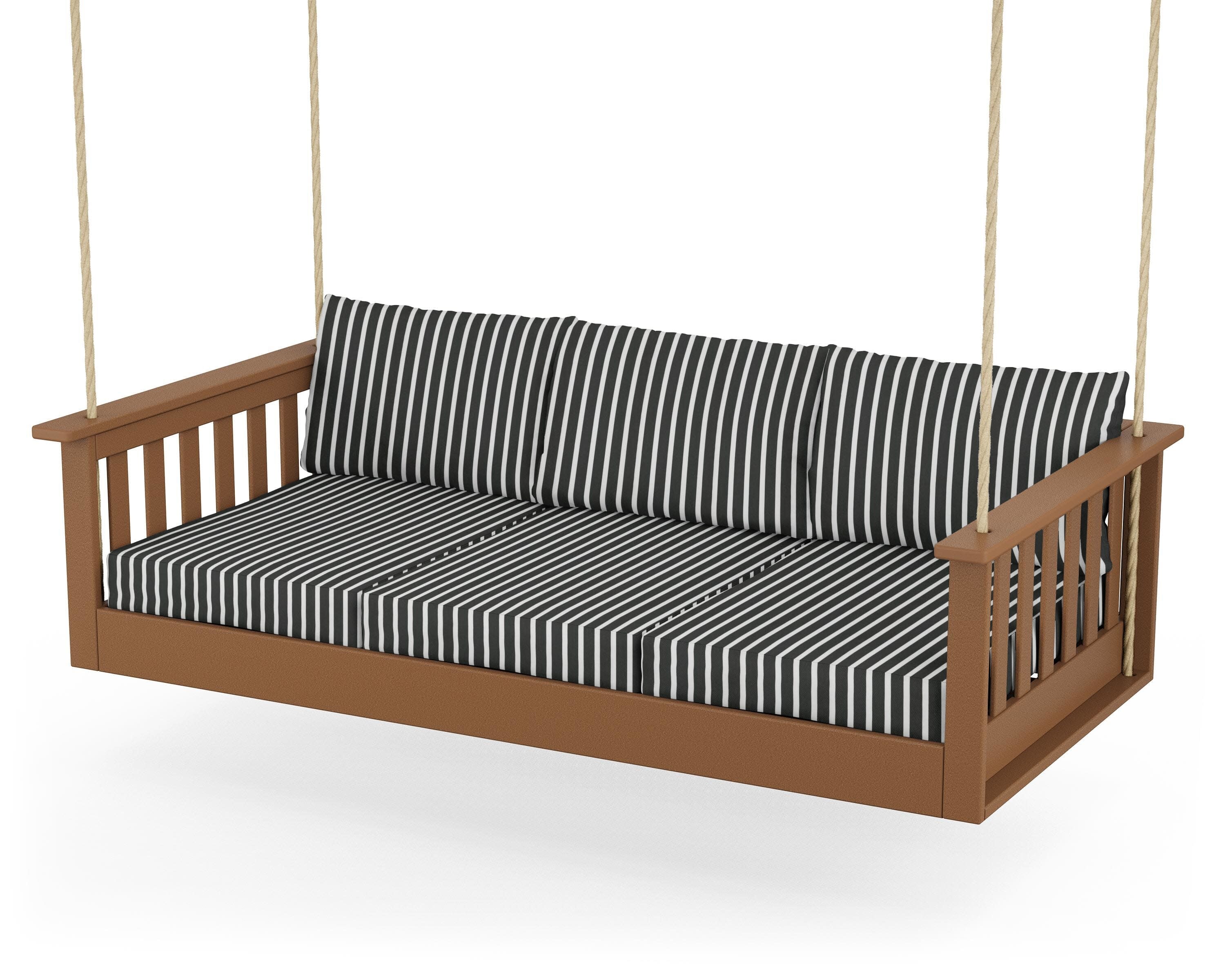 Vineyard Daybed Swing in Teak / Shore Classic