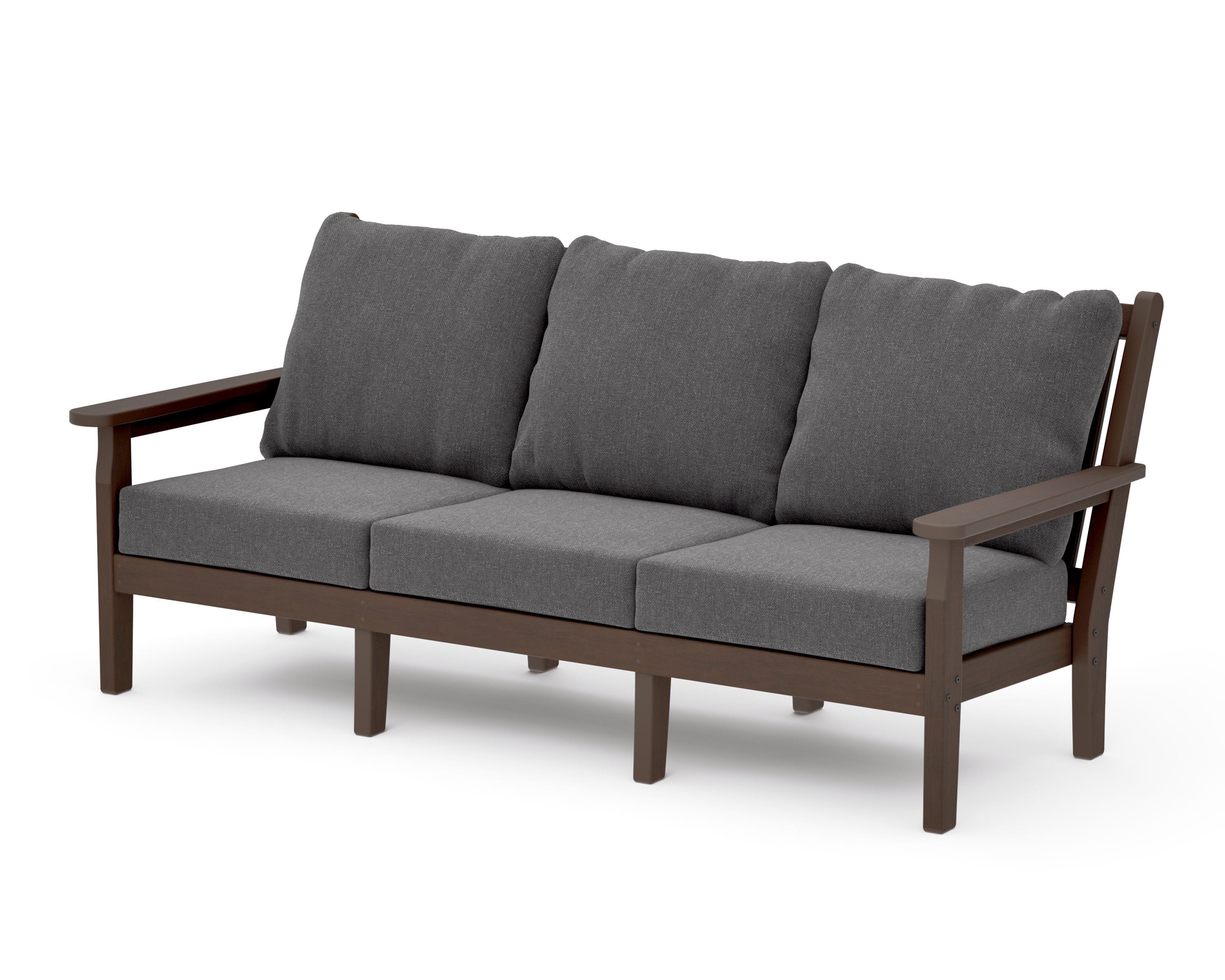 Chippendale Deep Seating Sofa in Kona / Ash Charcoal