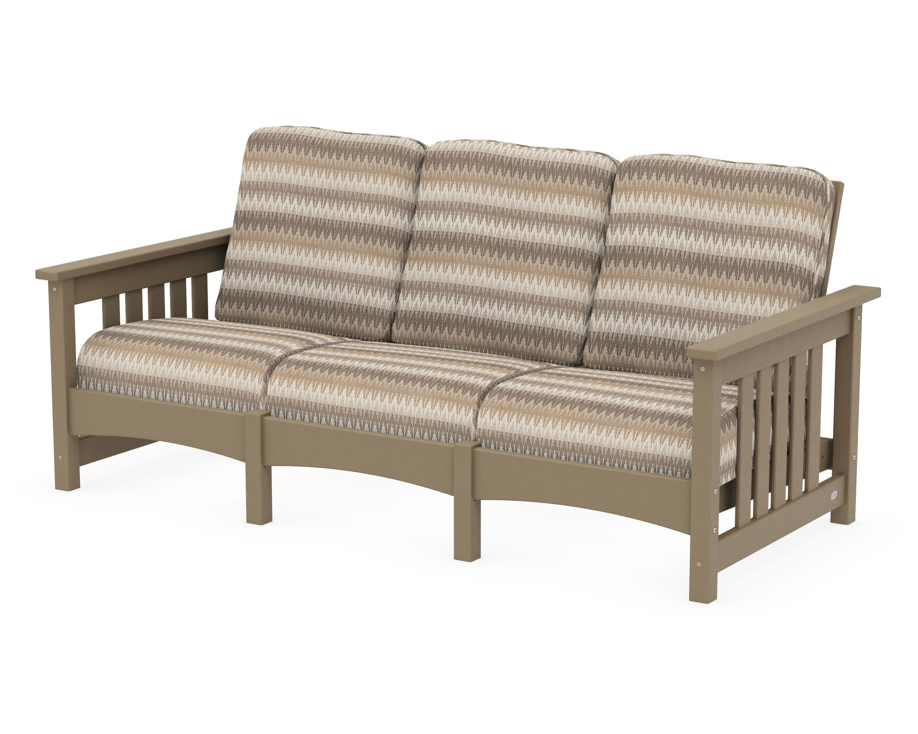 Club Mission Sofa in Vintage Sahara / Valley Dune