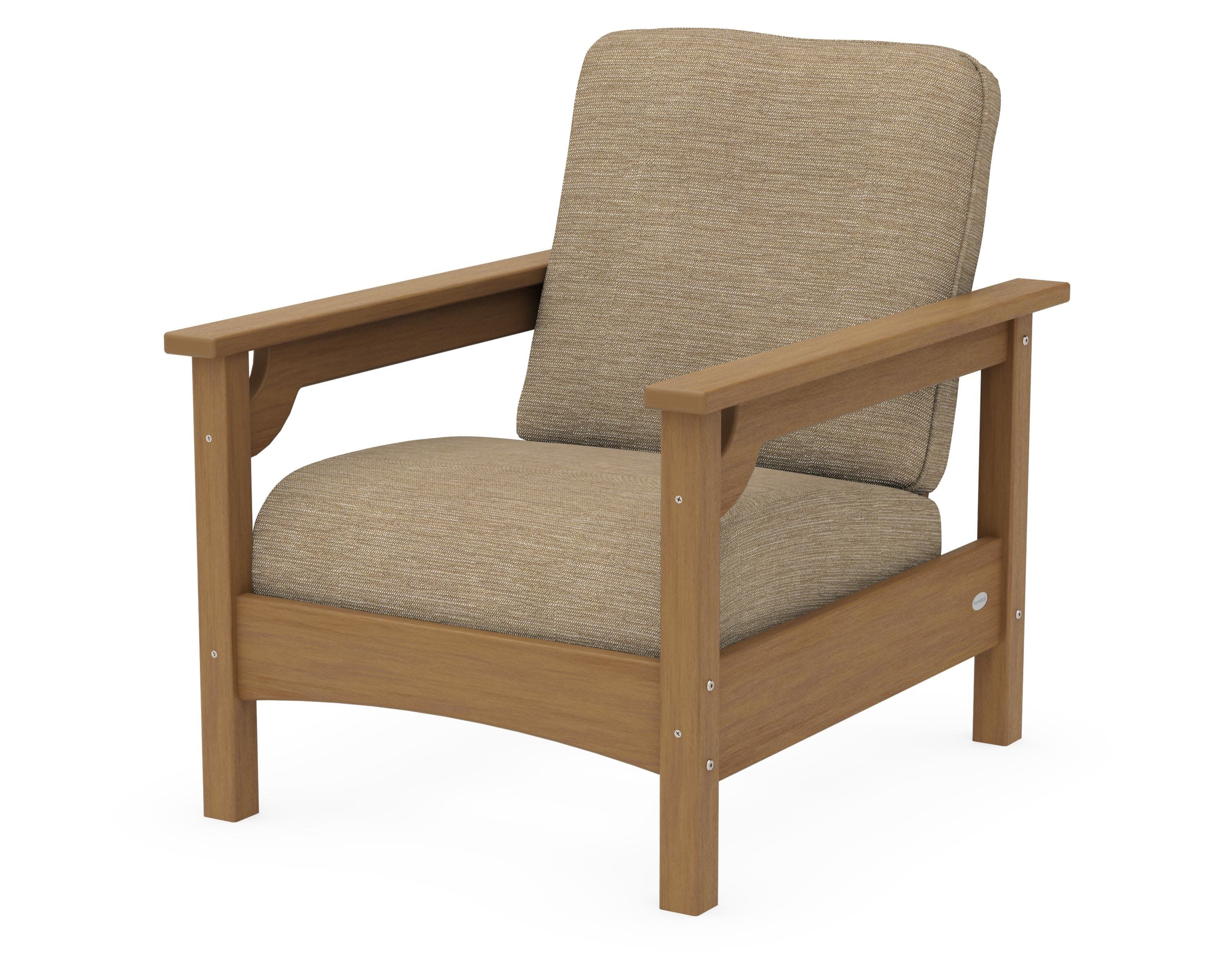Club Chair in Natural / Charmer Desert