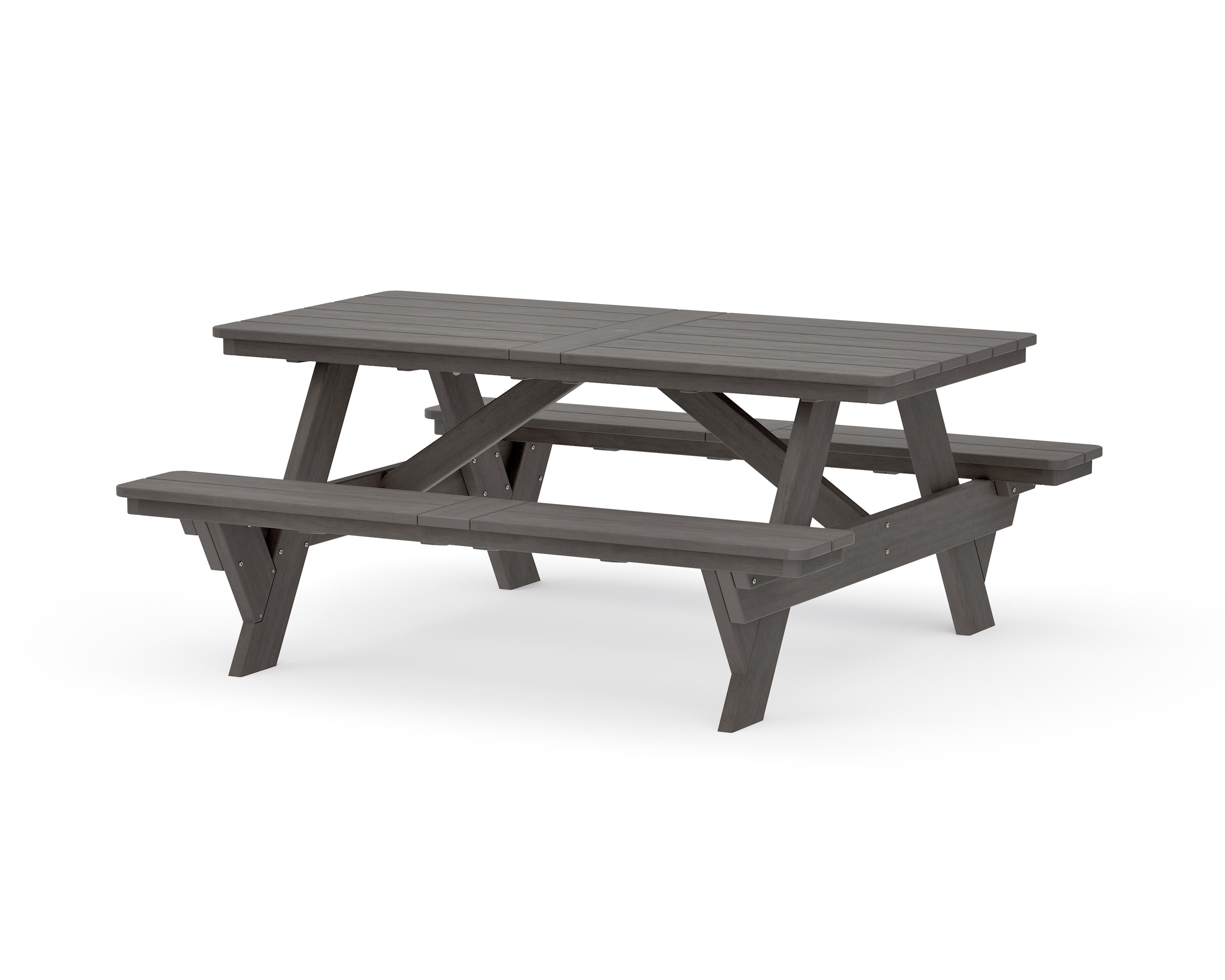 Rockford 72 Picnic Table in Driftwood
