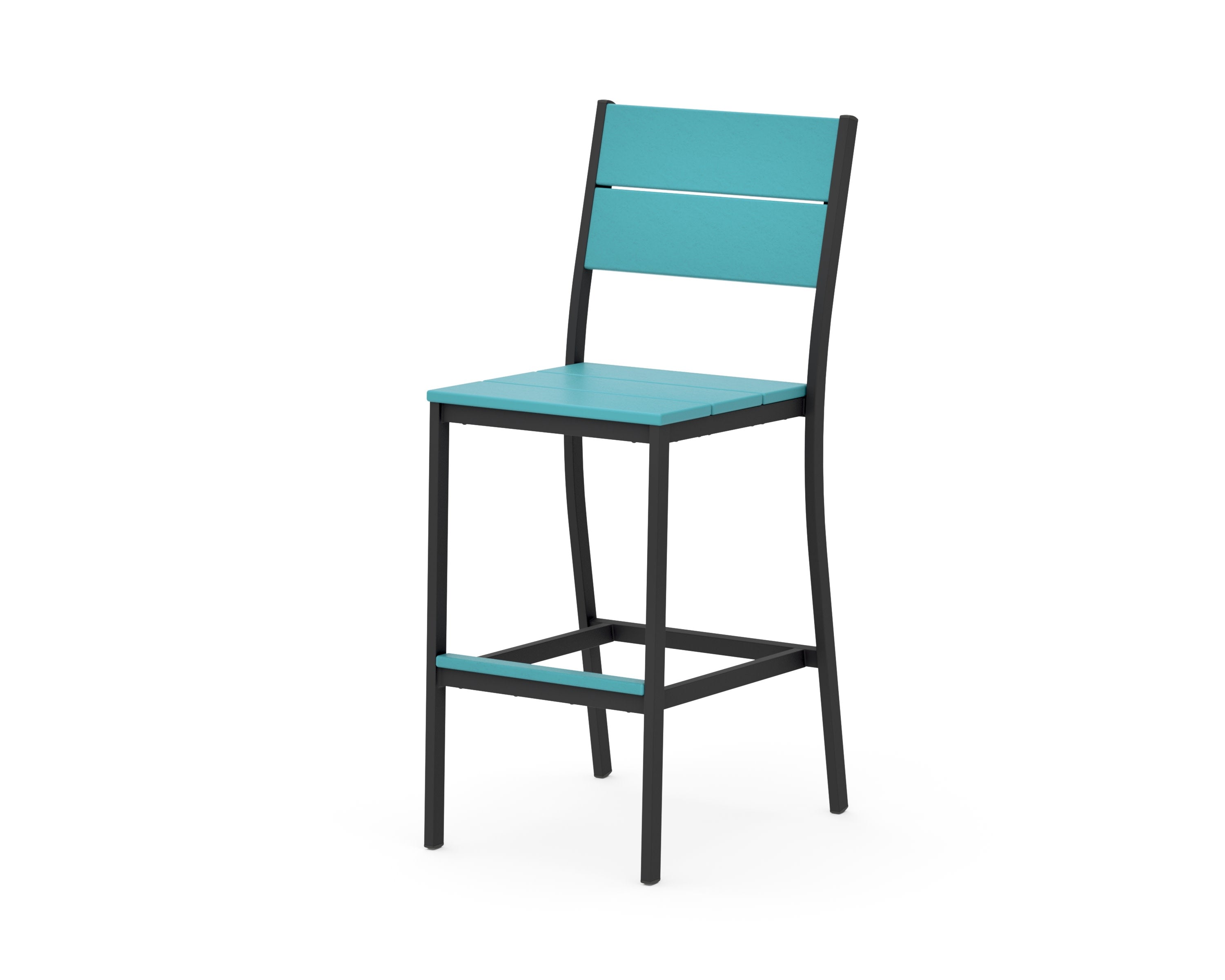 Main Street Bar Side Chair in Black / Aruba