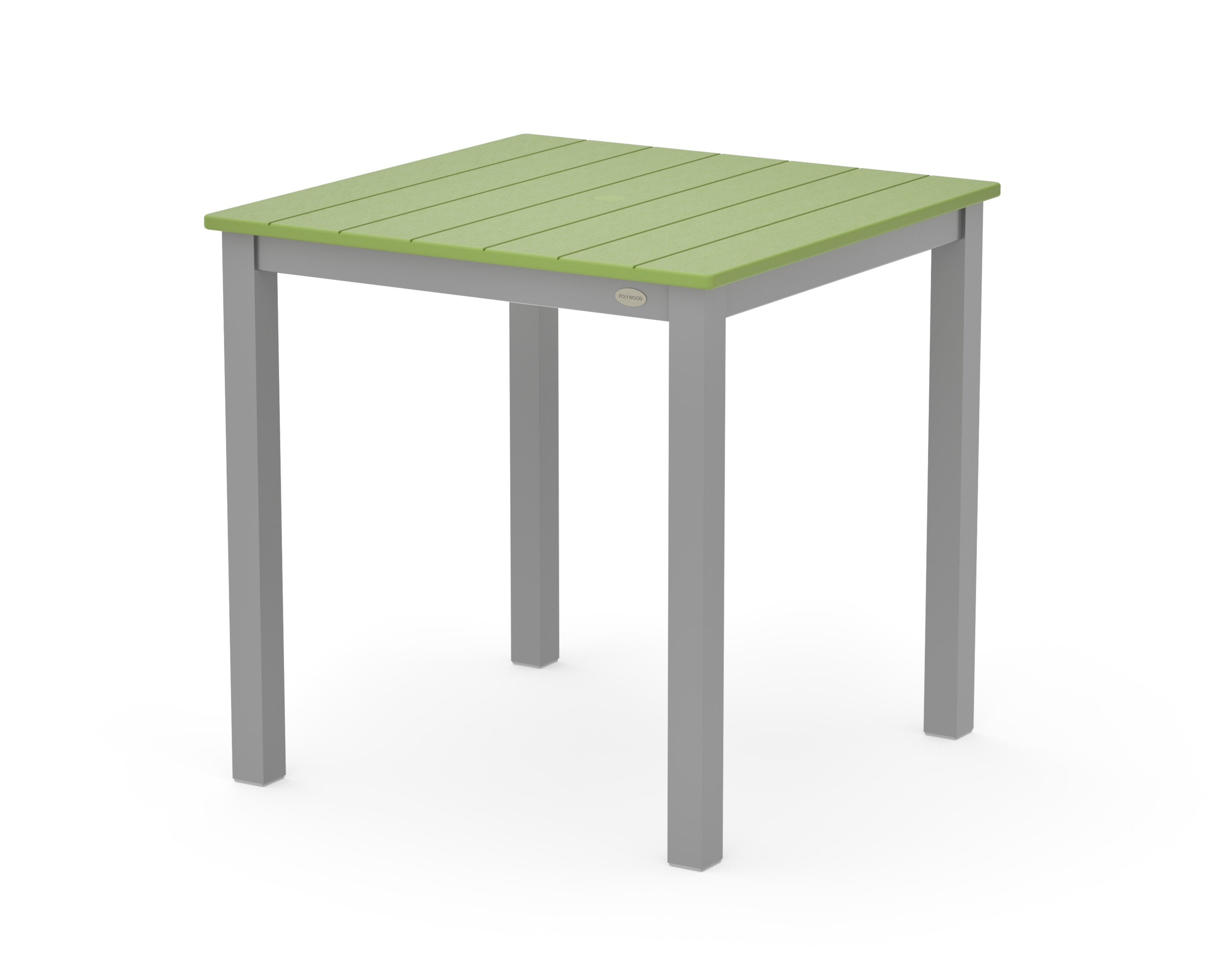 Main Street 30 x 30 Dining Table in Silver / Lime
