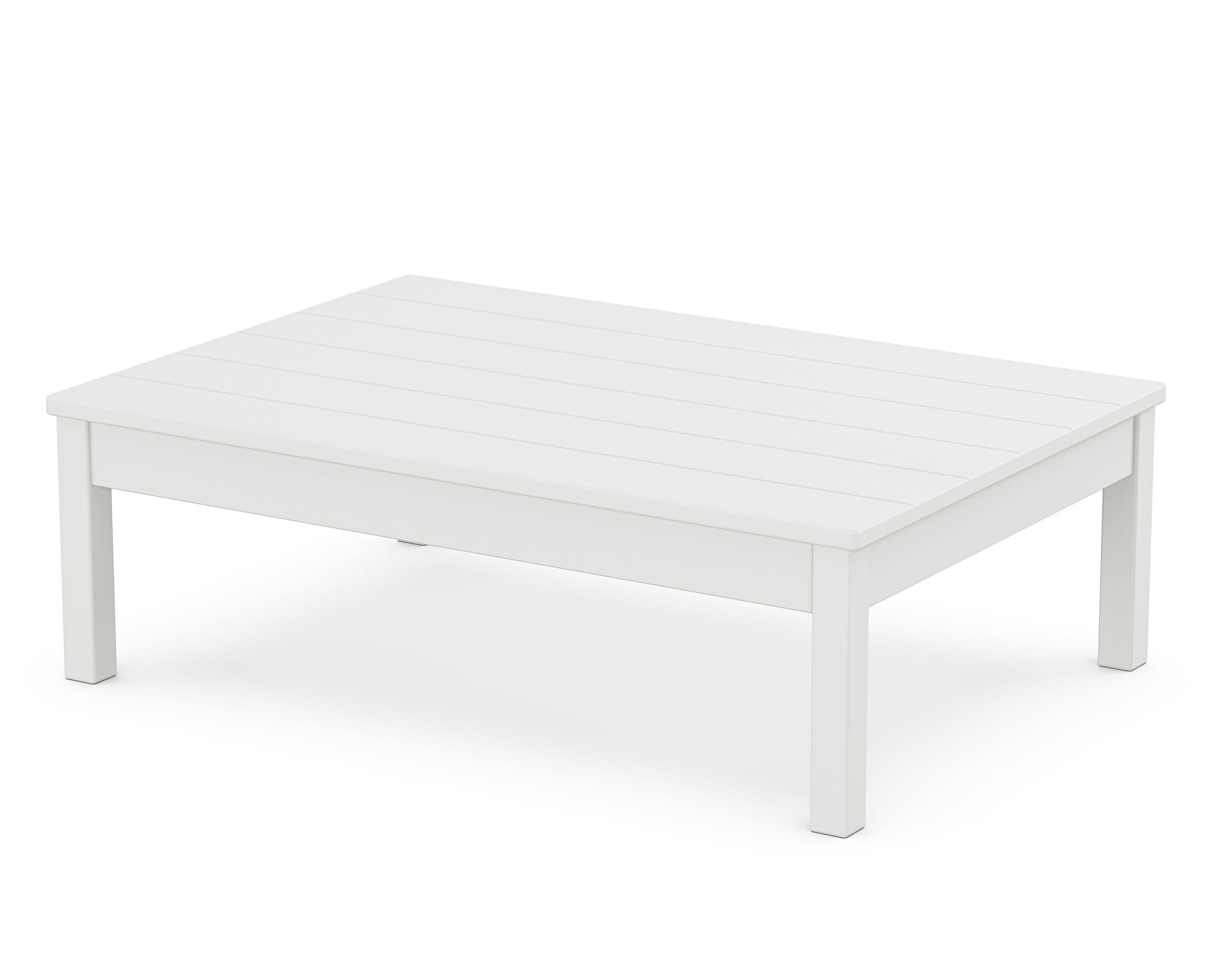 33" x 47" Coffee Table in White