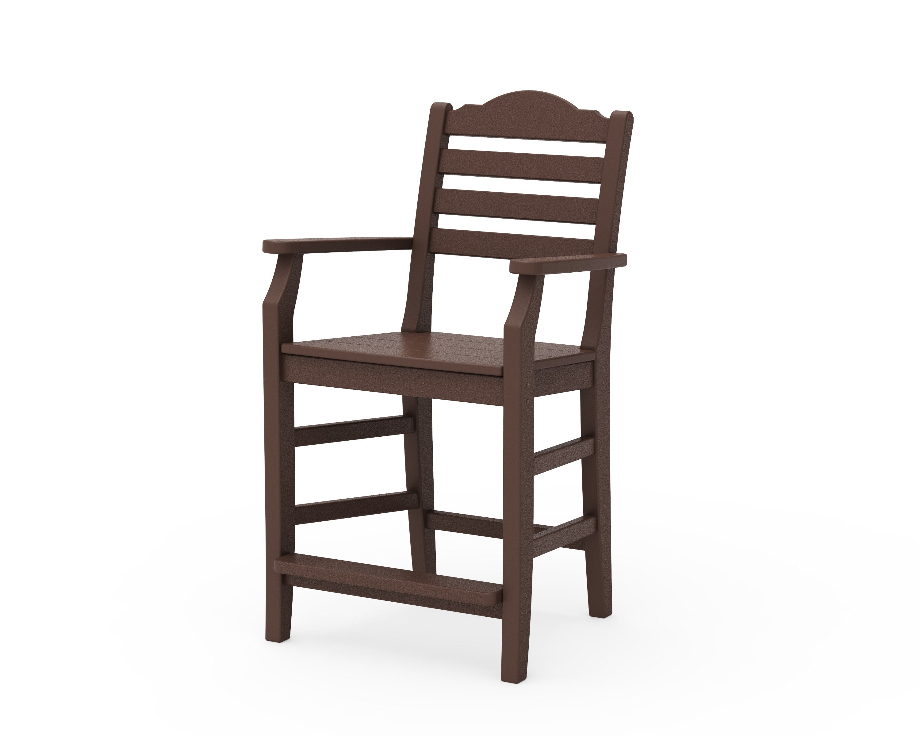 Savannah Counter Arm Chair in Mahogany