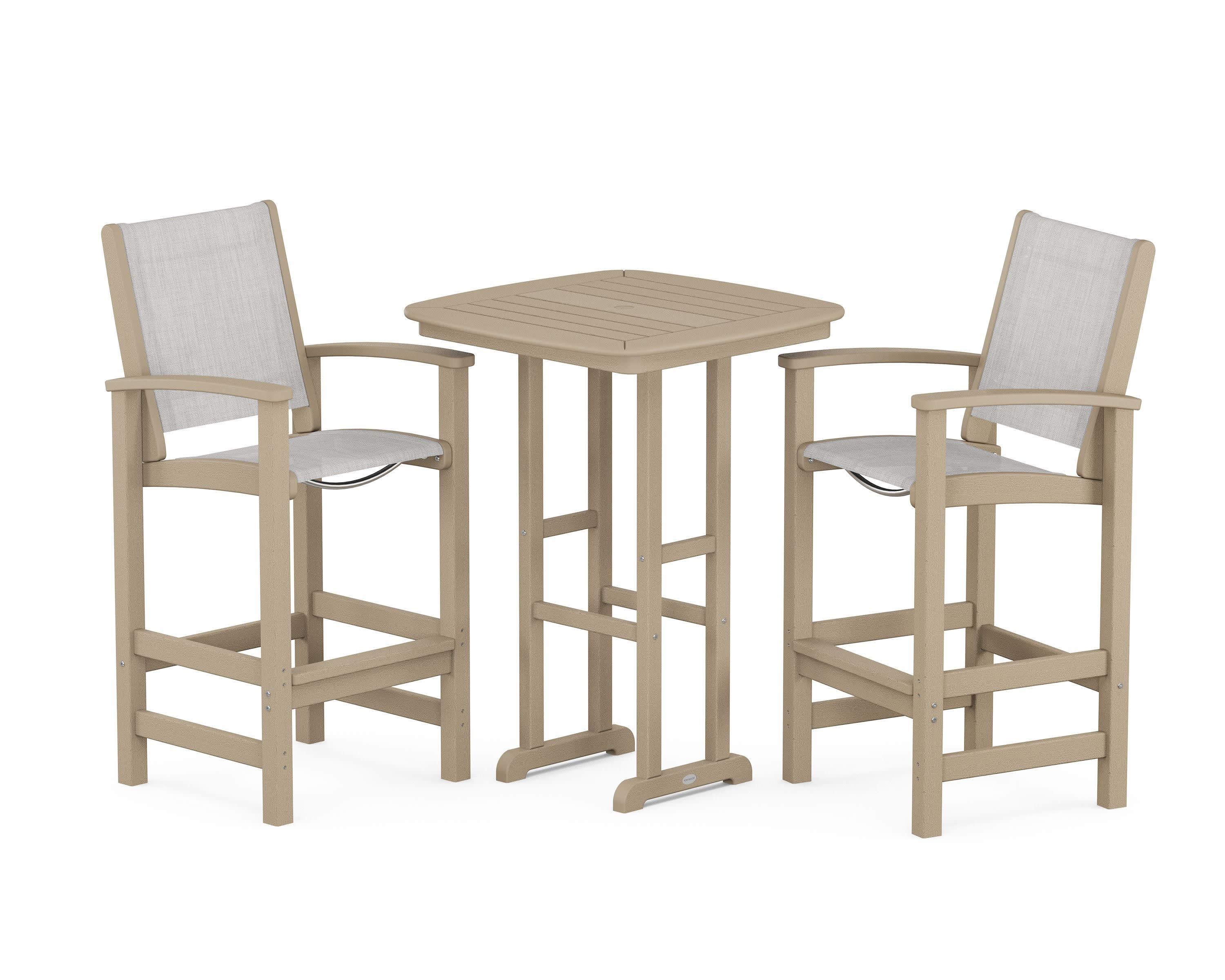 Coastal 3-Piece Bar Set in Vintage Sahara / Parchment Sling