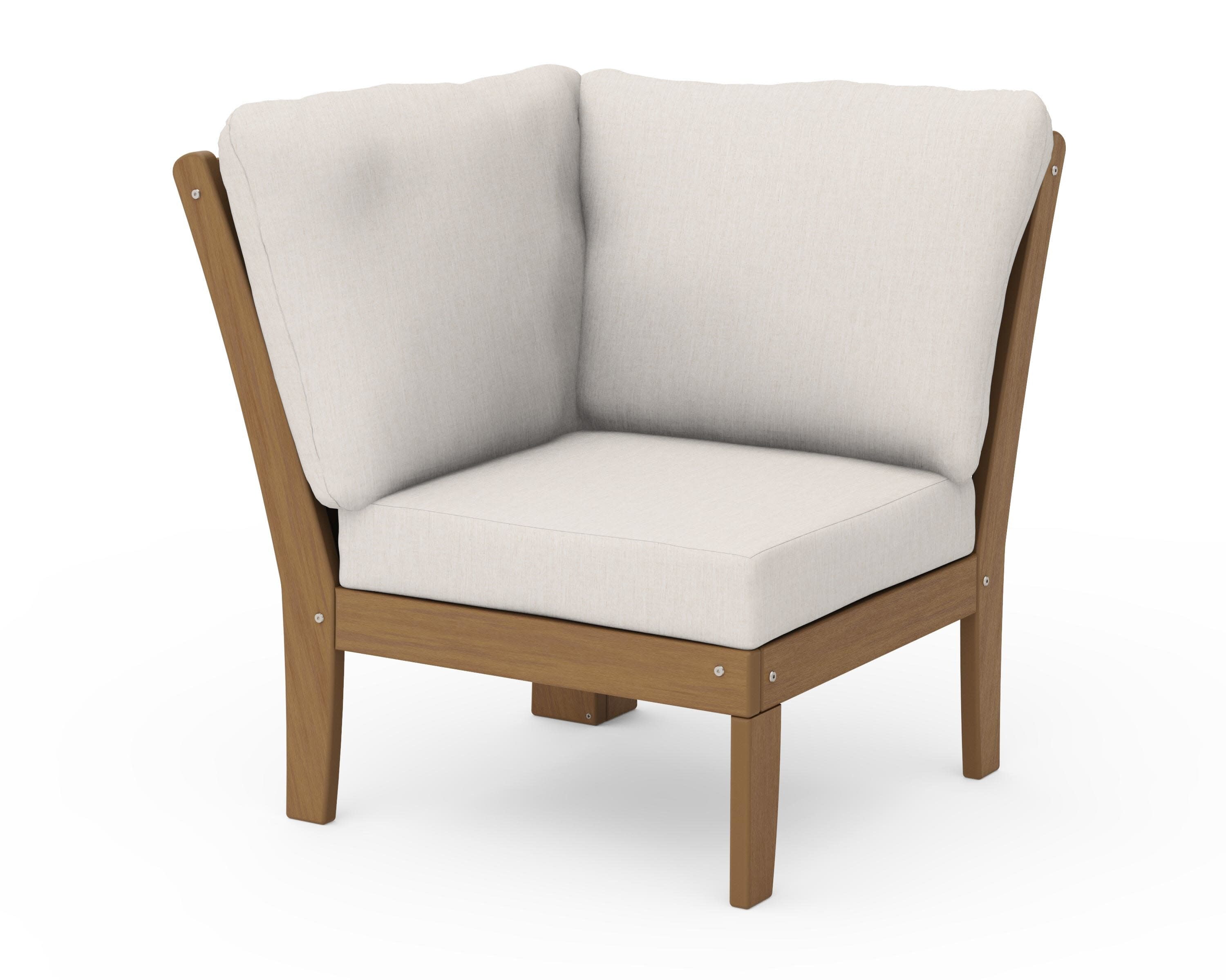 Braxton Modular Corner Chair in Natural / Cast Ash