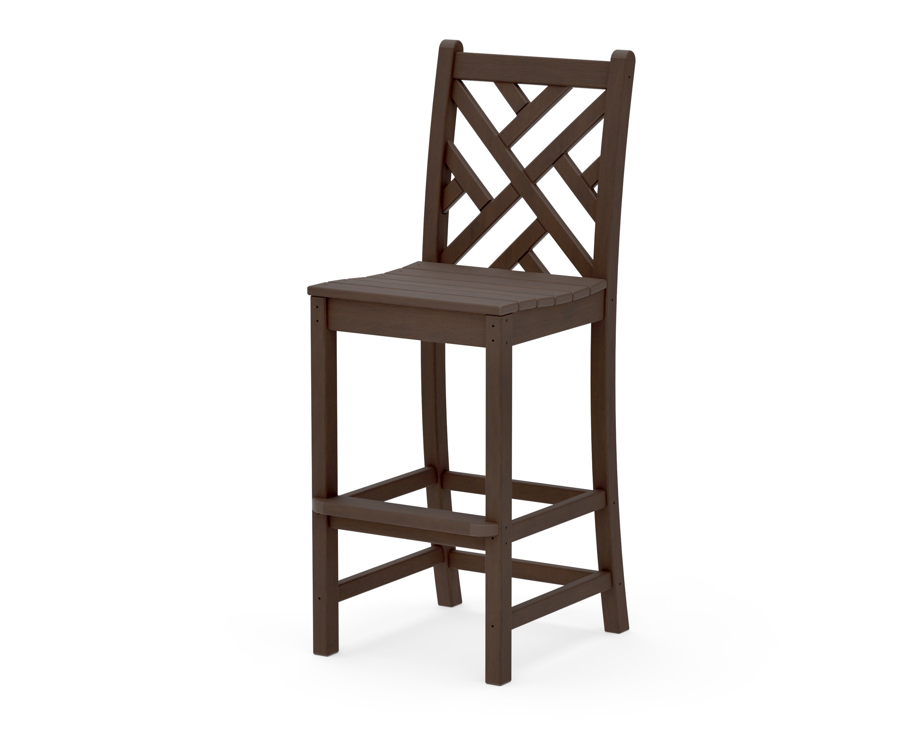 Chippendale Bar Side Chair in Kona