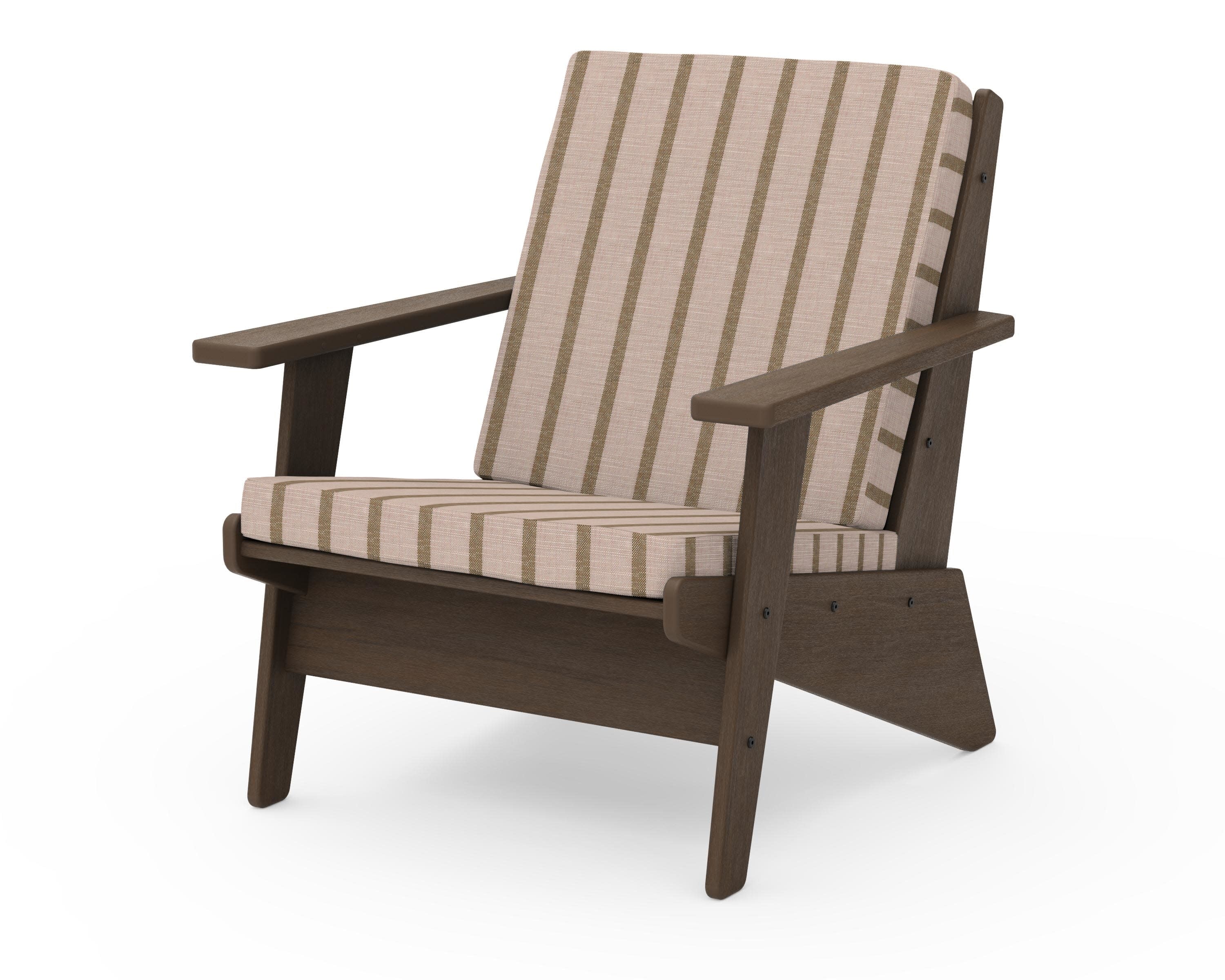 Riviera Modern Lounge Chair in Kona / Unwind Cameo