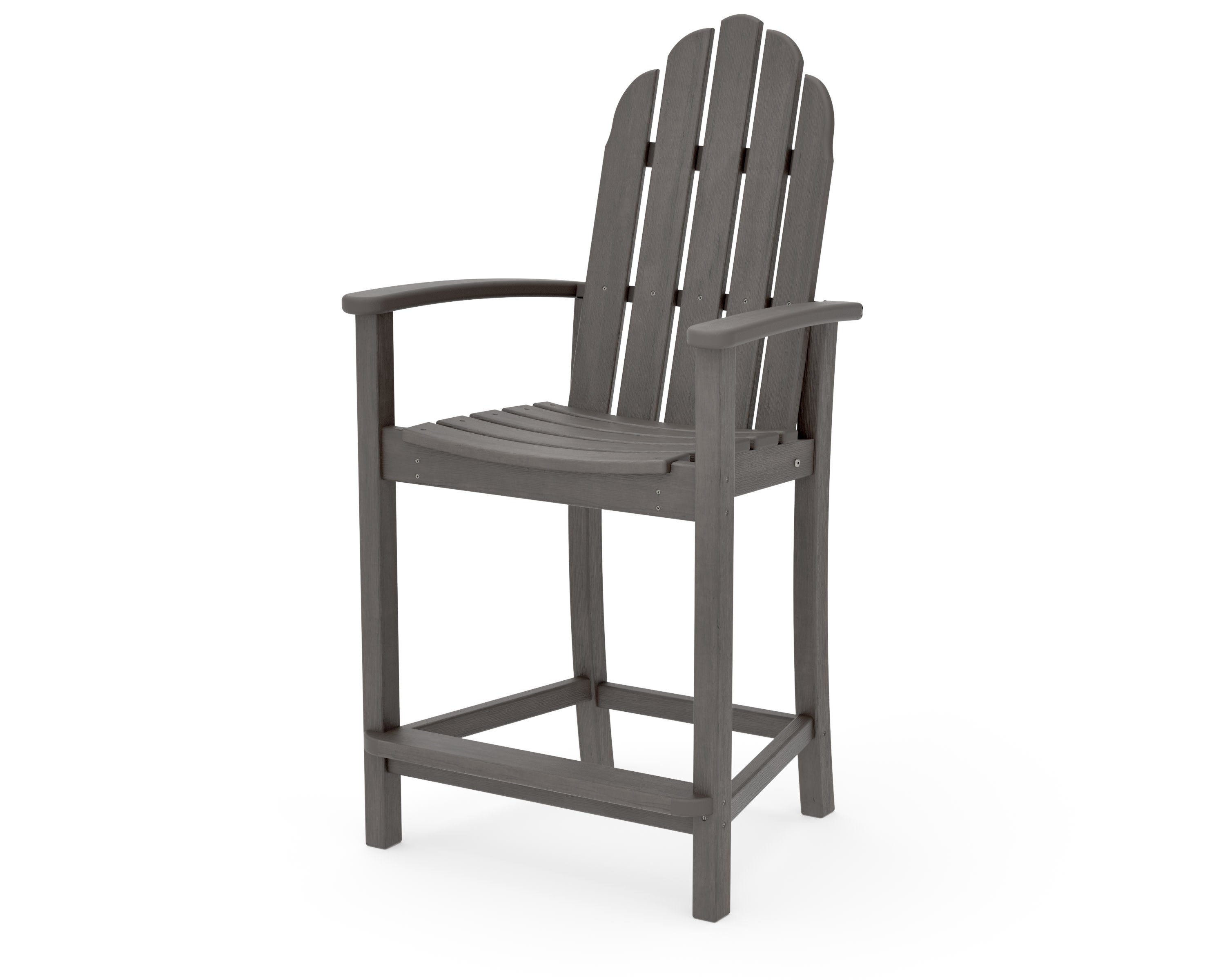 Classic Adirondack Counter Chair in Driftwood