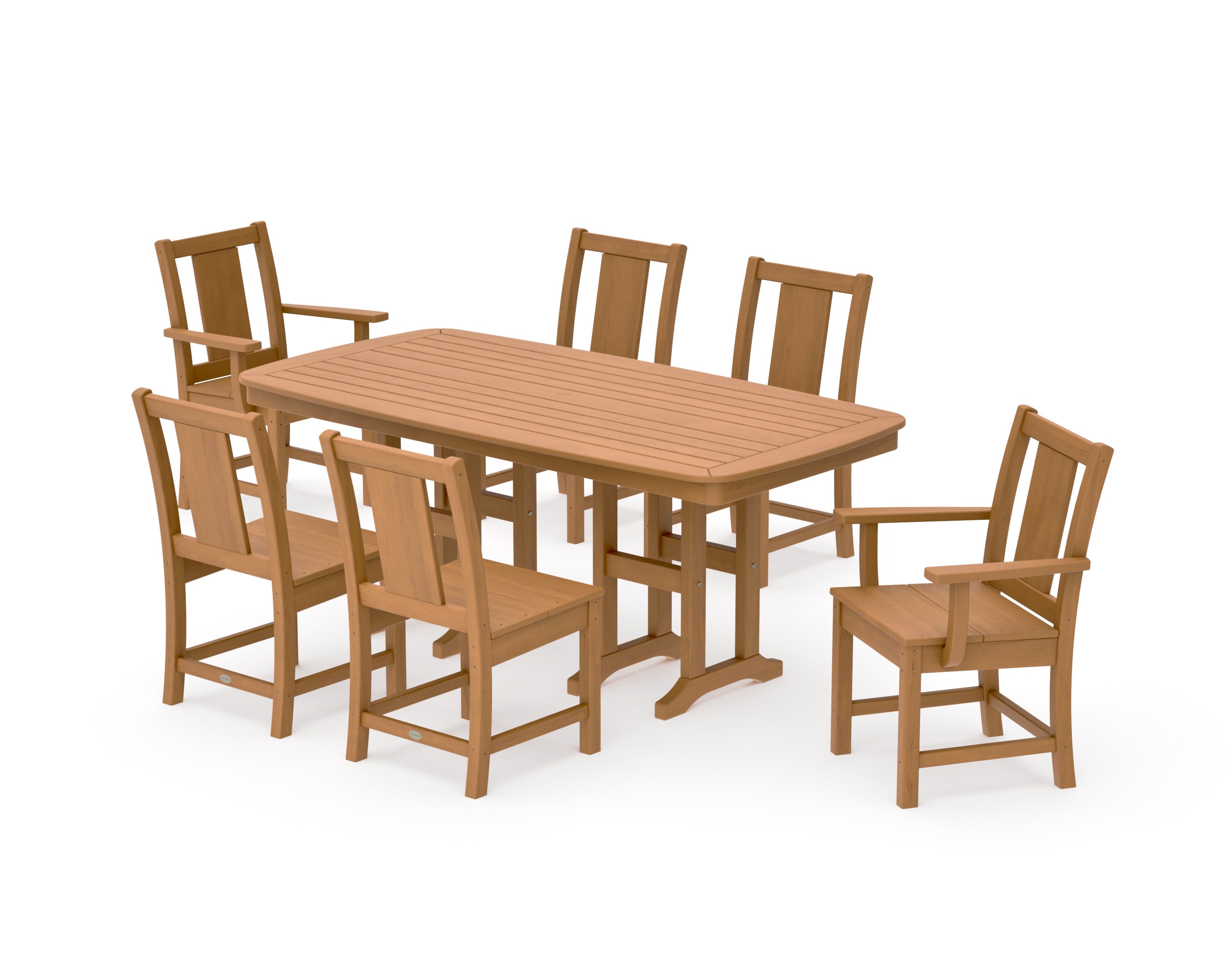 Prairie 7-Piece Dining Set in Natural