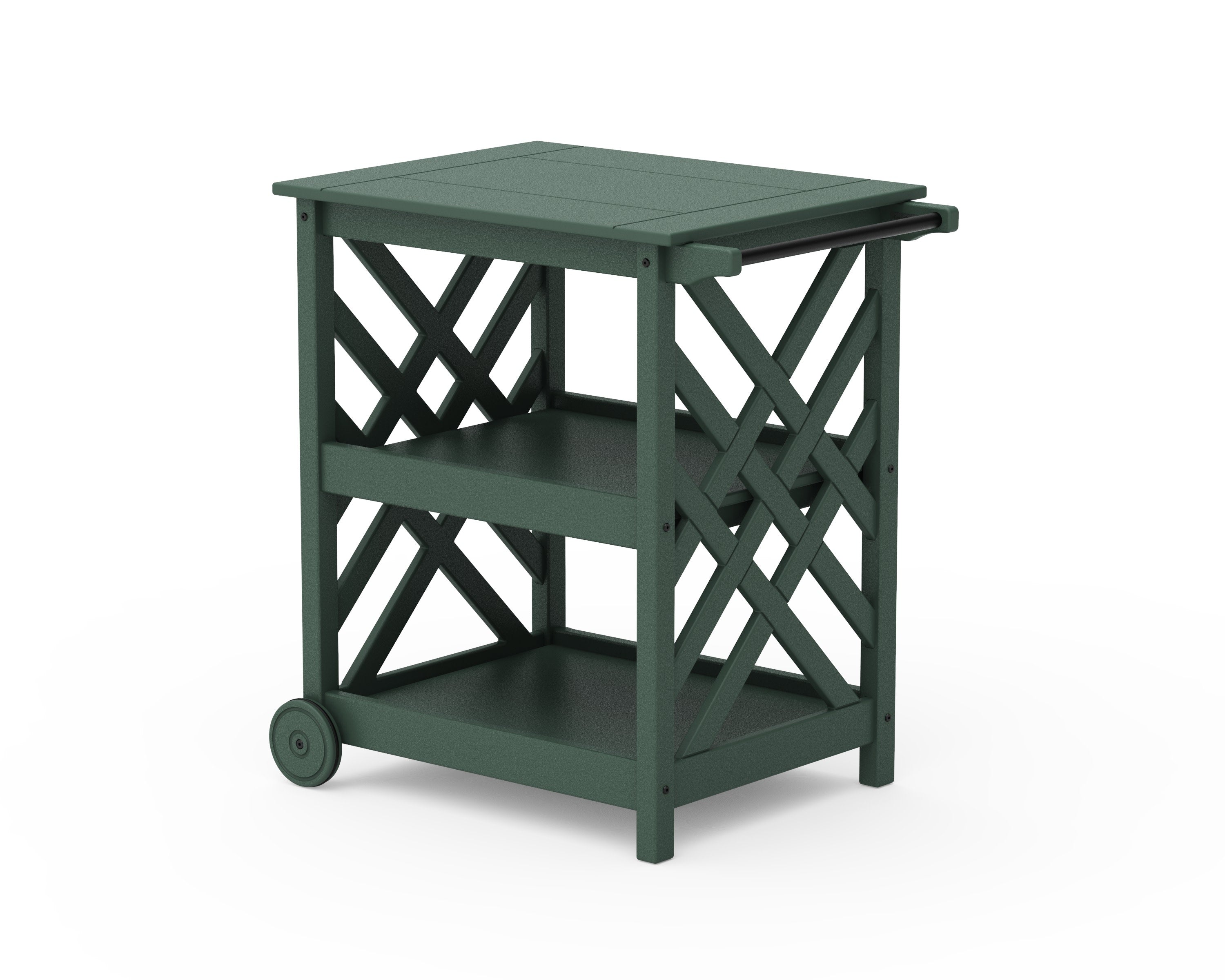 Wovendale Bar Cart in Green
