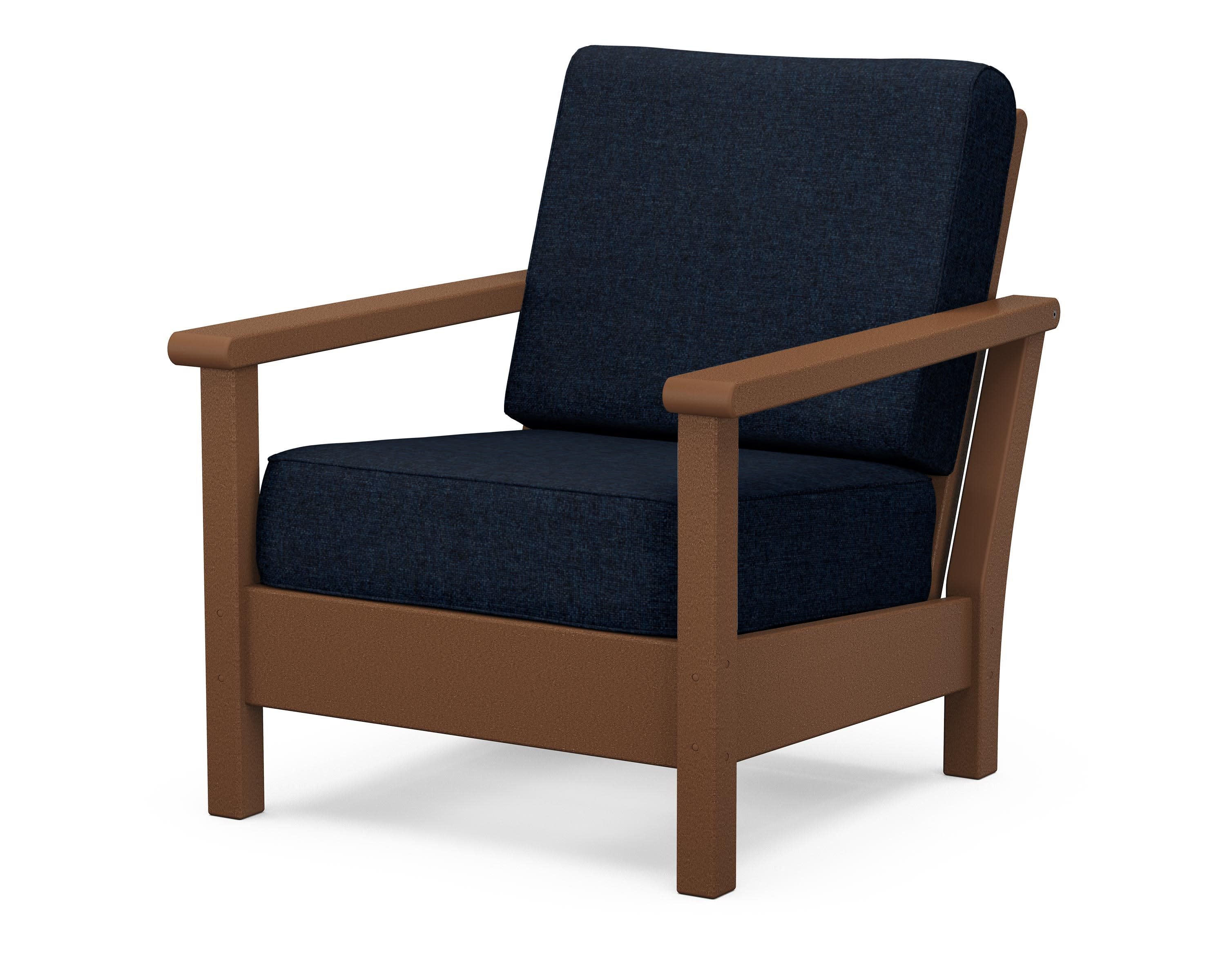 Harbour Deep Seating Chair in Teak / Marine Indigo