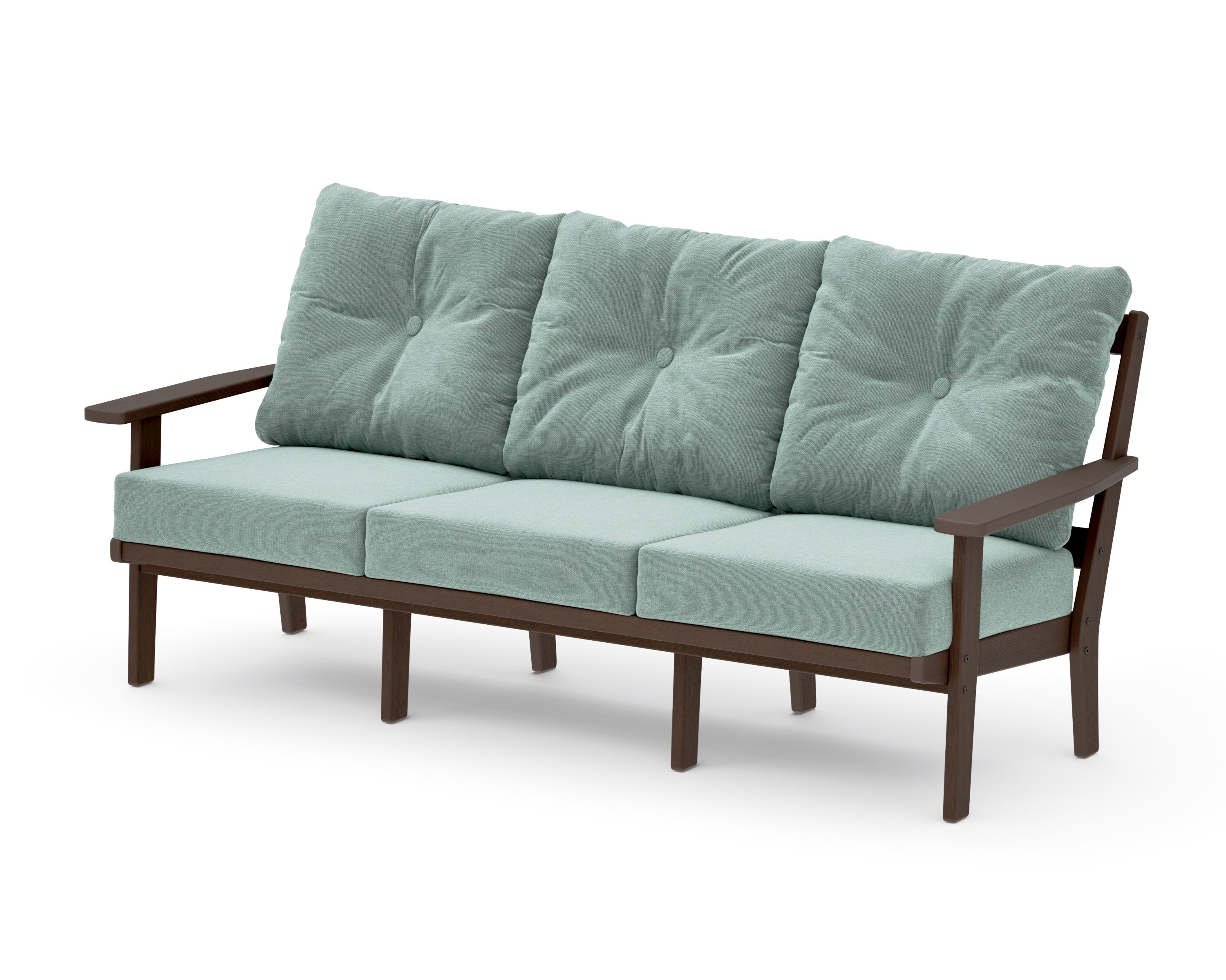 PrairieDeep Seating Sofa in Kona / Glacier Spa