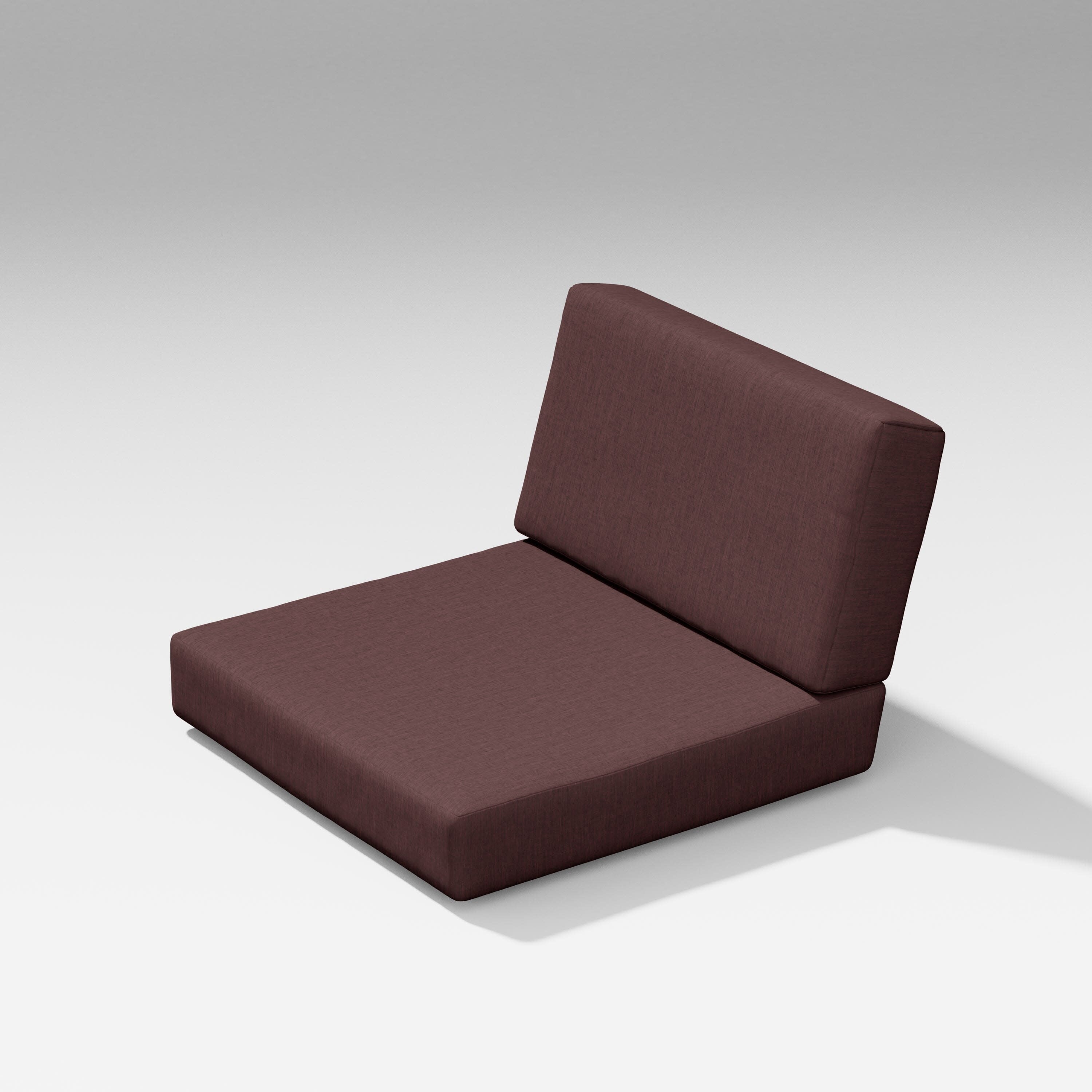 Modular Seat/Back Cushion in Cast Currant