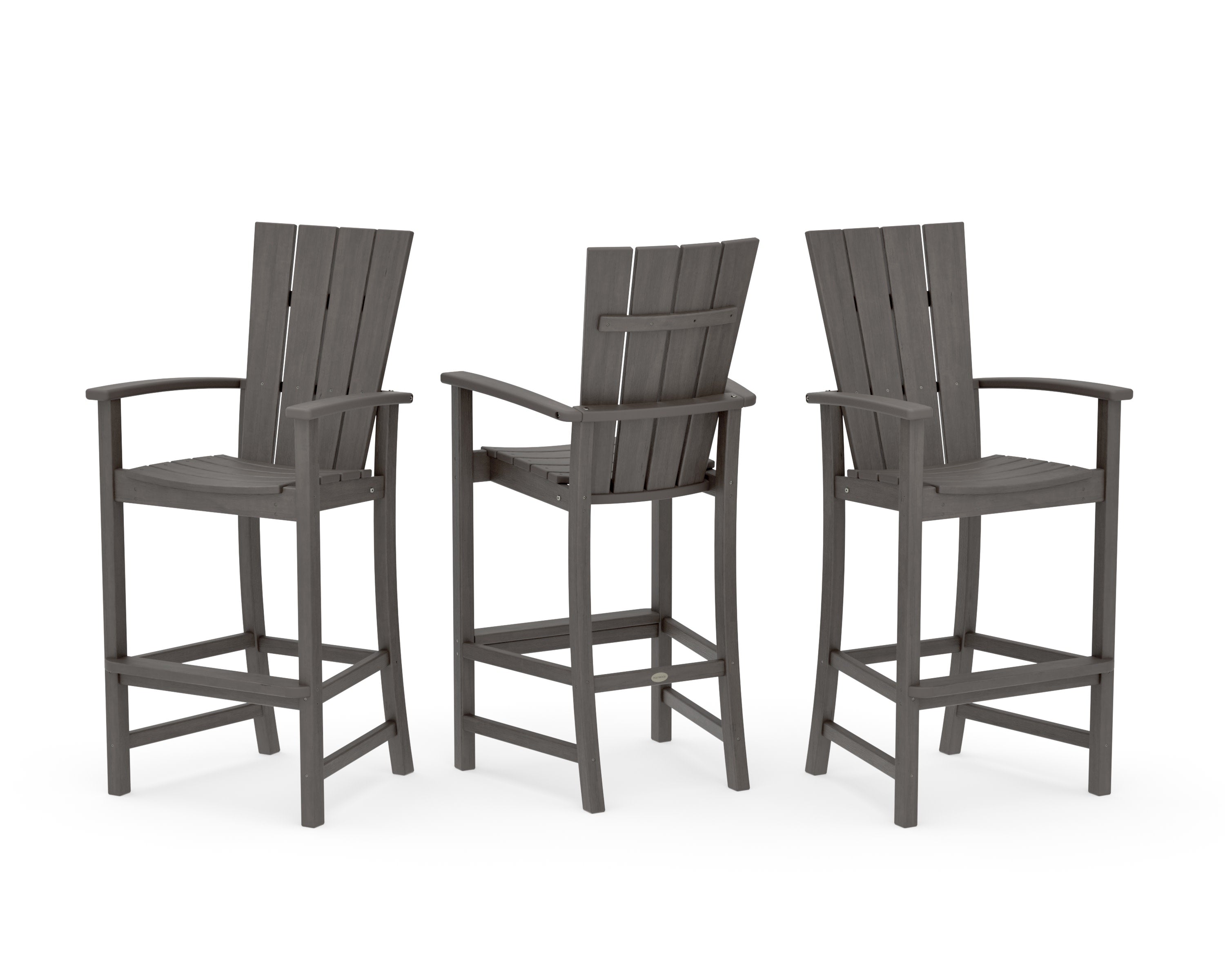 Quattro 3-Piece Bar Set in Driftwood