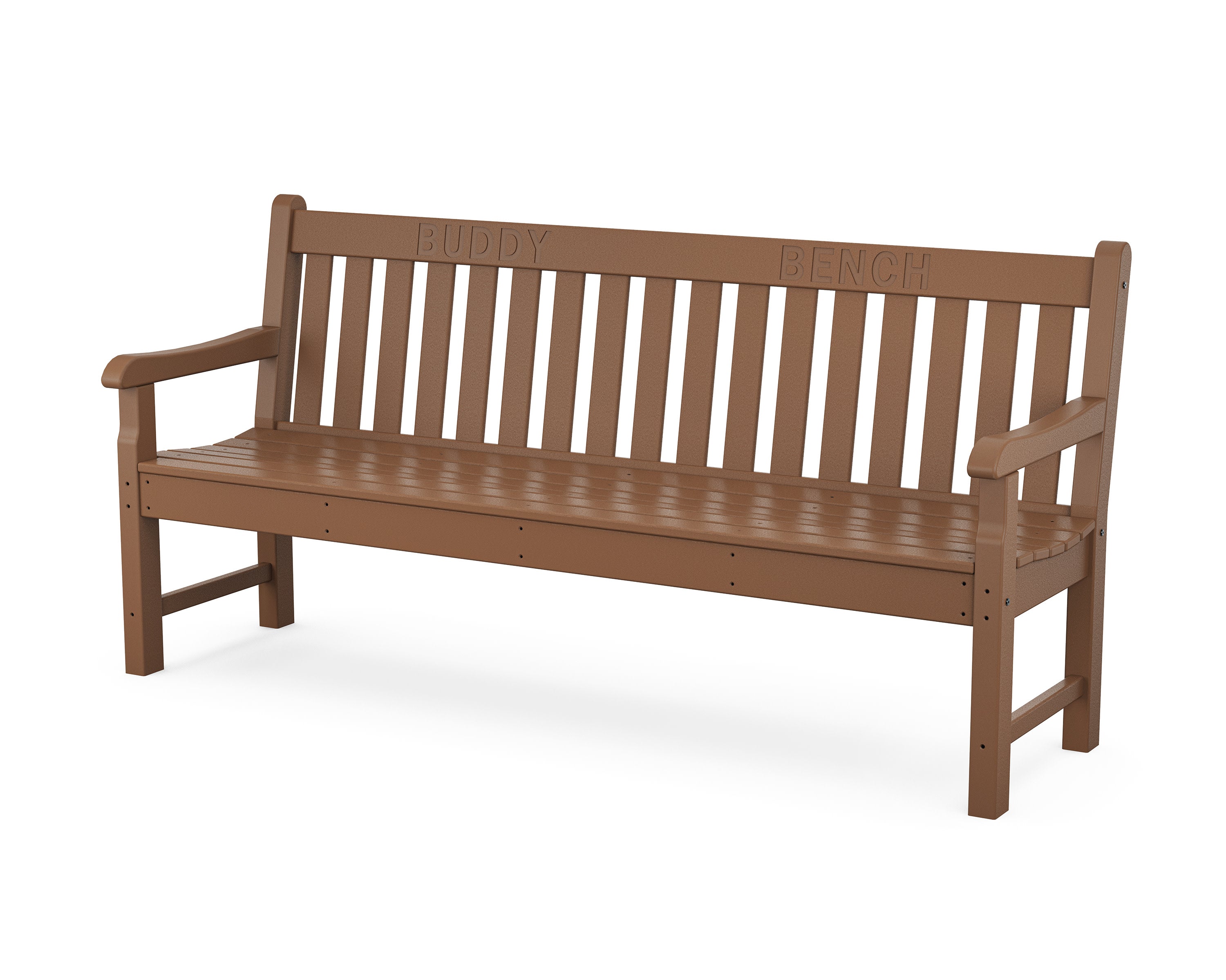 72" Buddy Bench in Teak