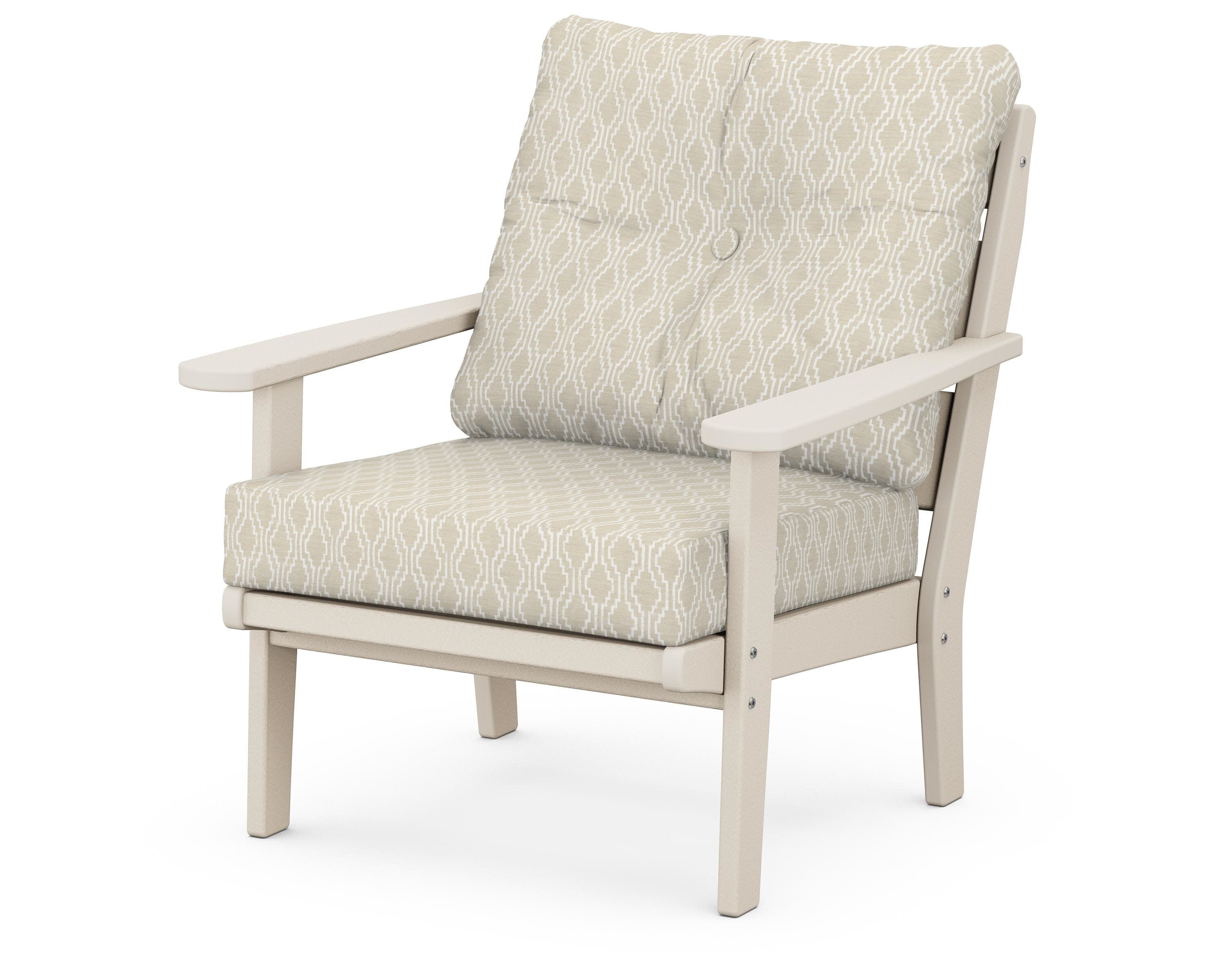 Lakeside Deep Seating Chair in Sand / Solve Linen