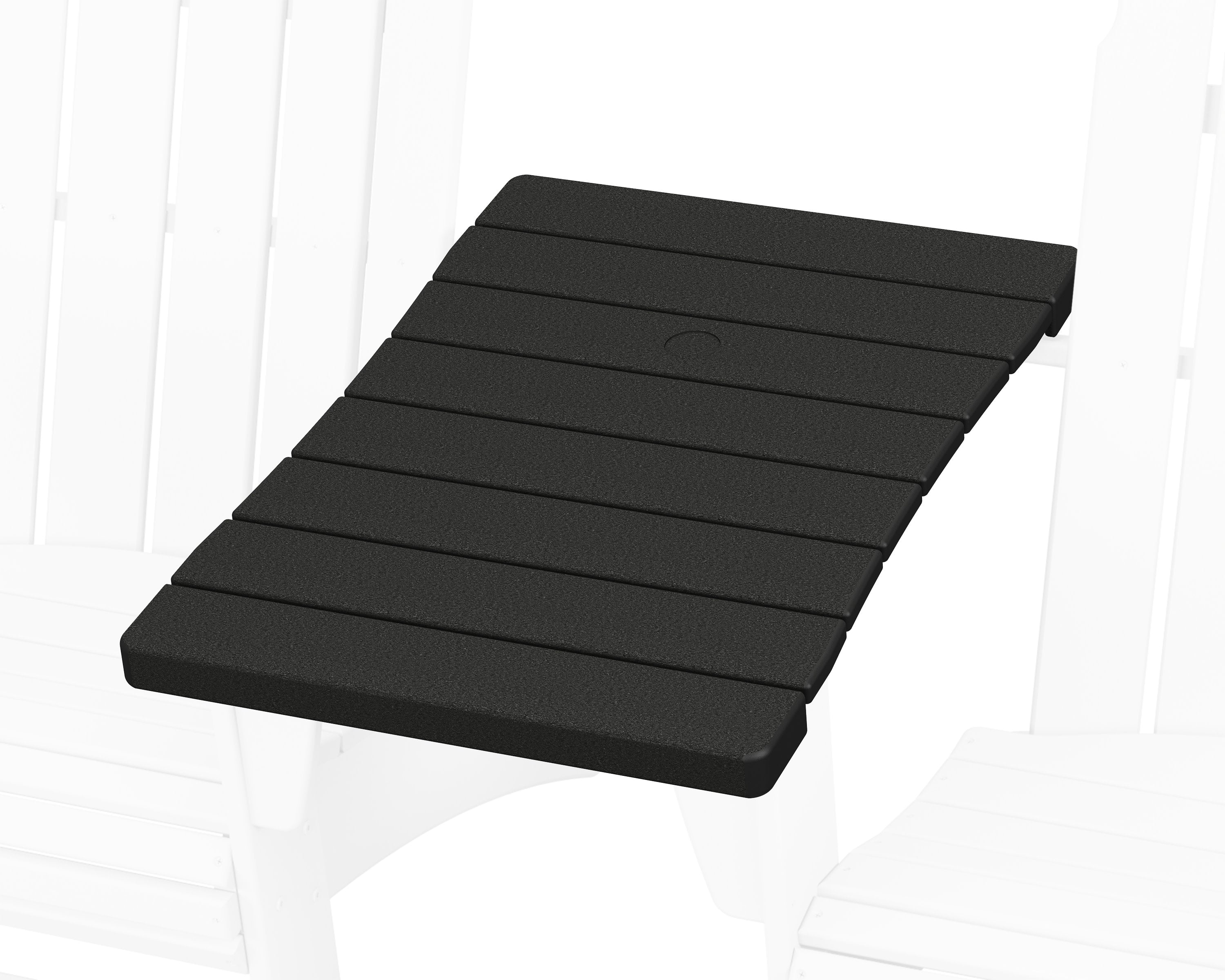 600 Series Straight Adirondack Connecting Table in Black
