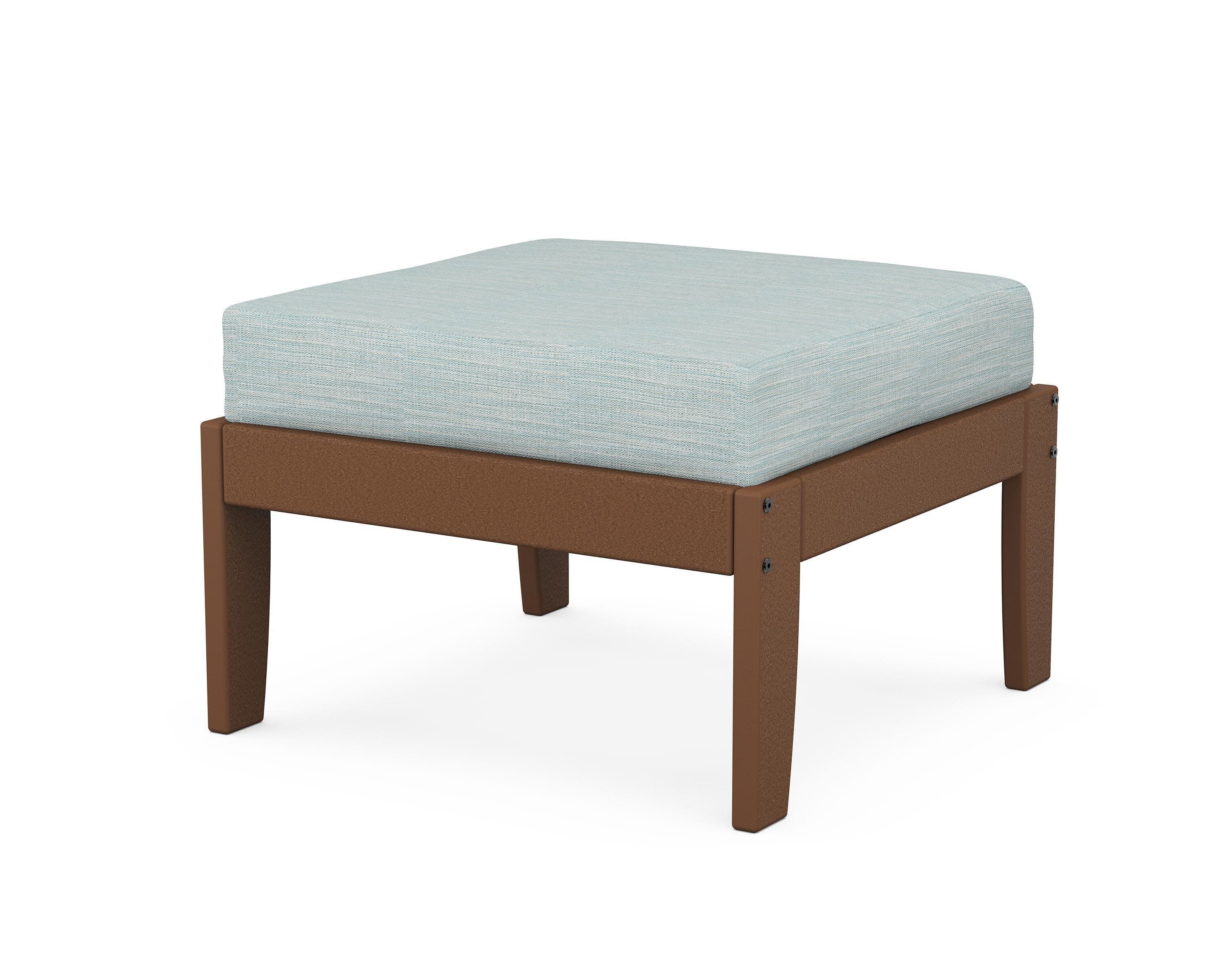 Modular Ottoman - Classic in Teak / Soothe Mist