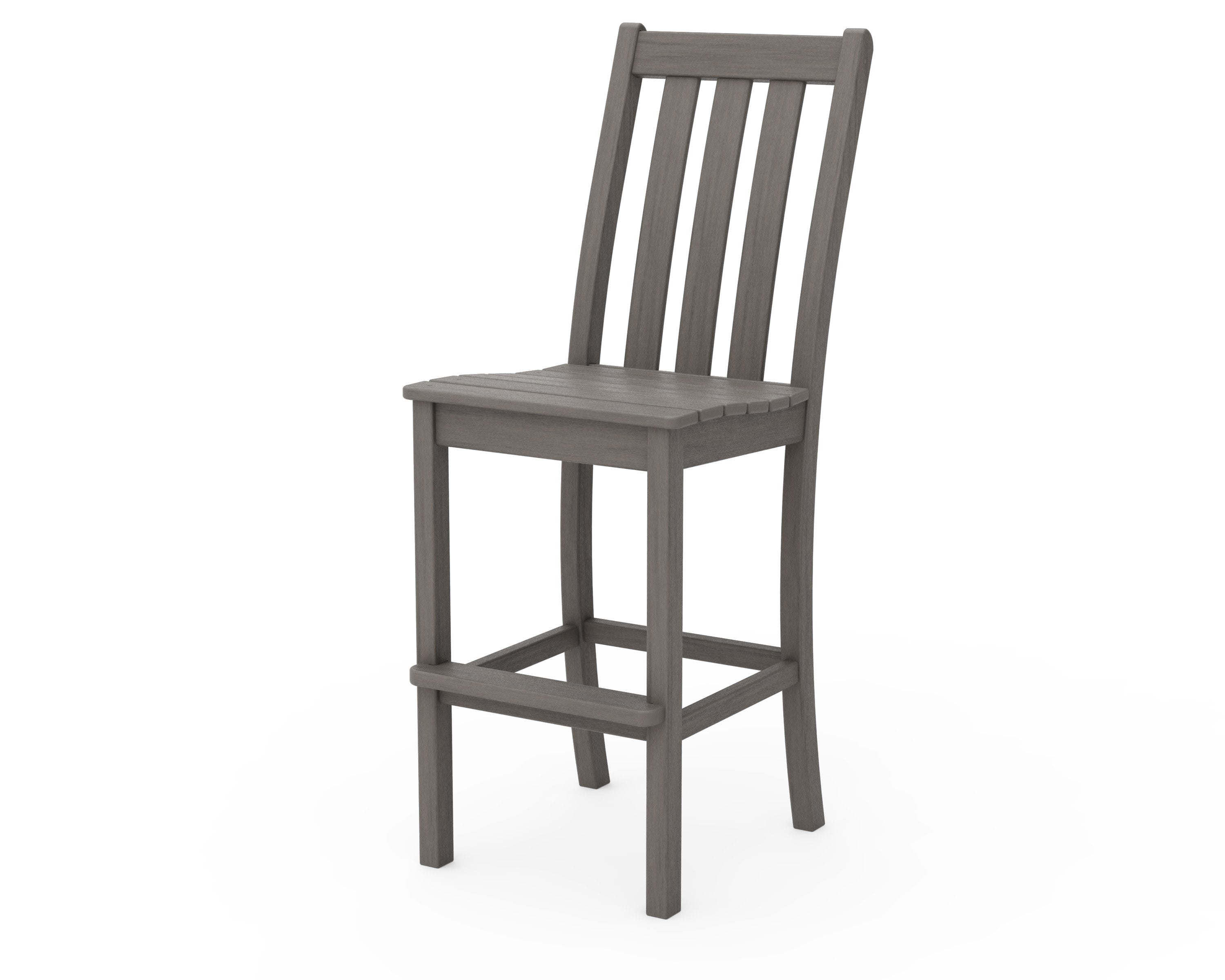 Vineyard Bar Side Chair in Driftwood