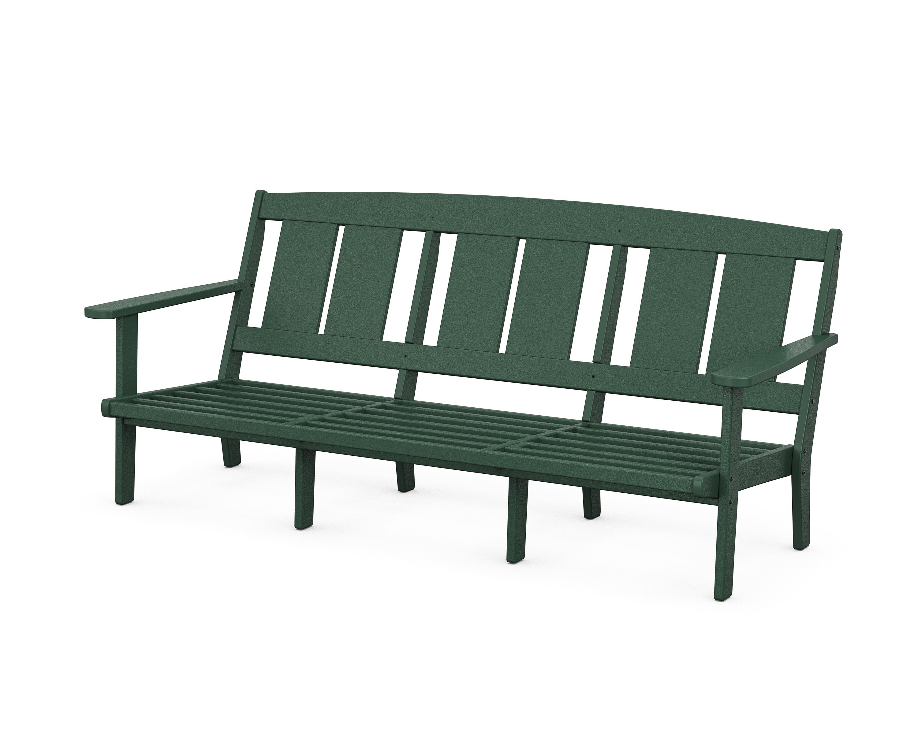 Mission Deep Seating Sofa Frame in Green