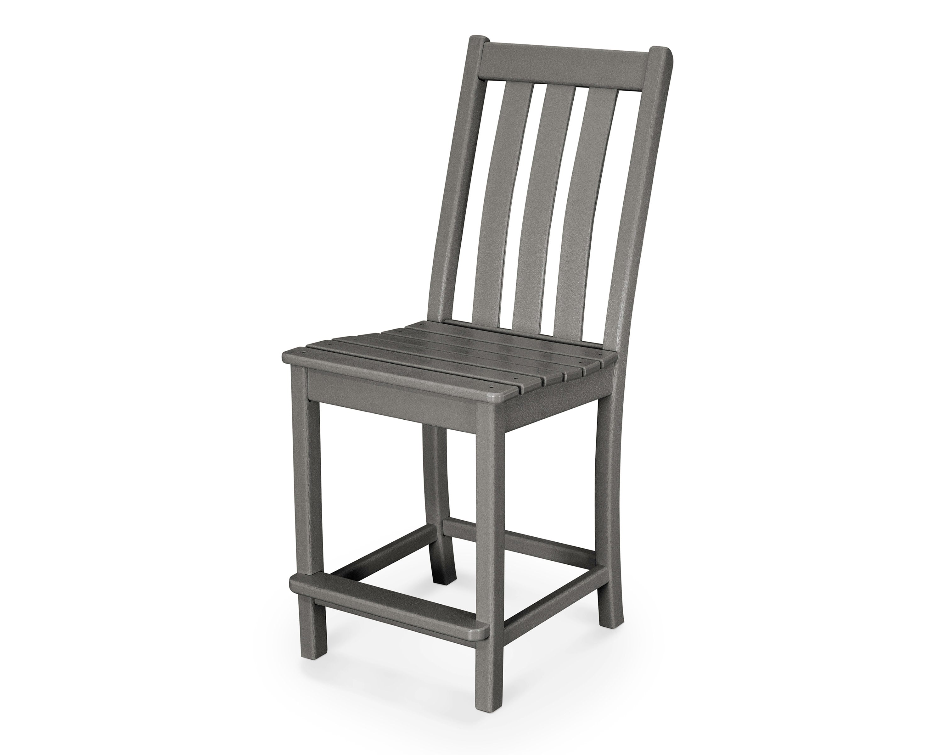 Vineyard Counter Side Chair in Slate Grey