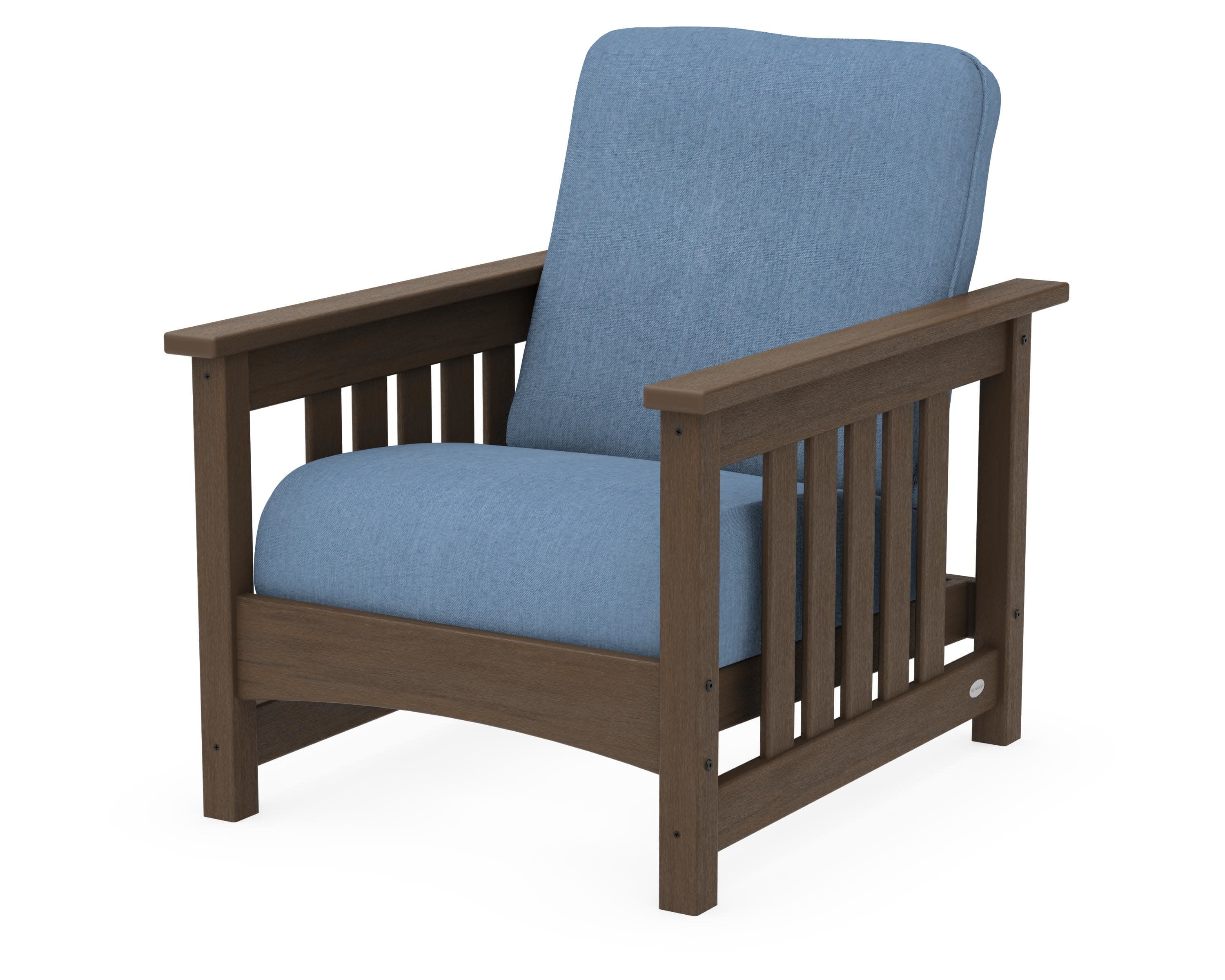 Club Mission Chair in Kona / Sky Blue