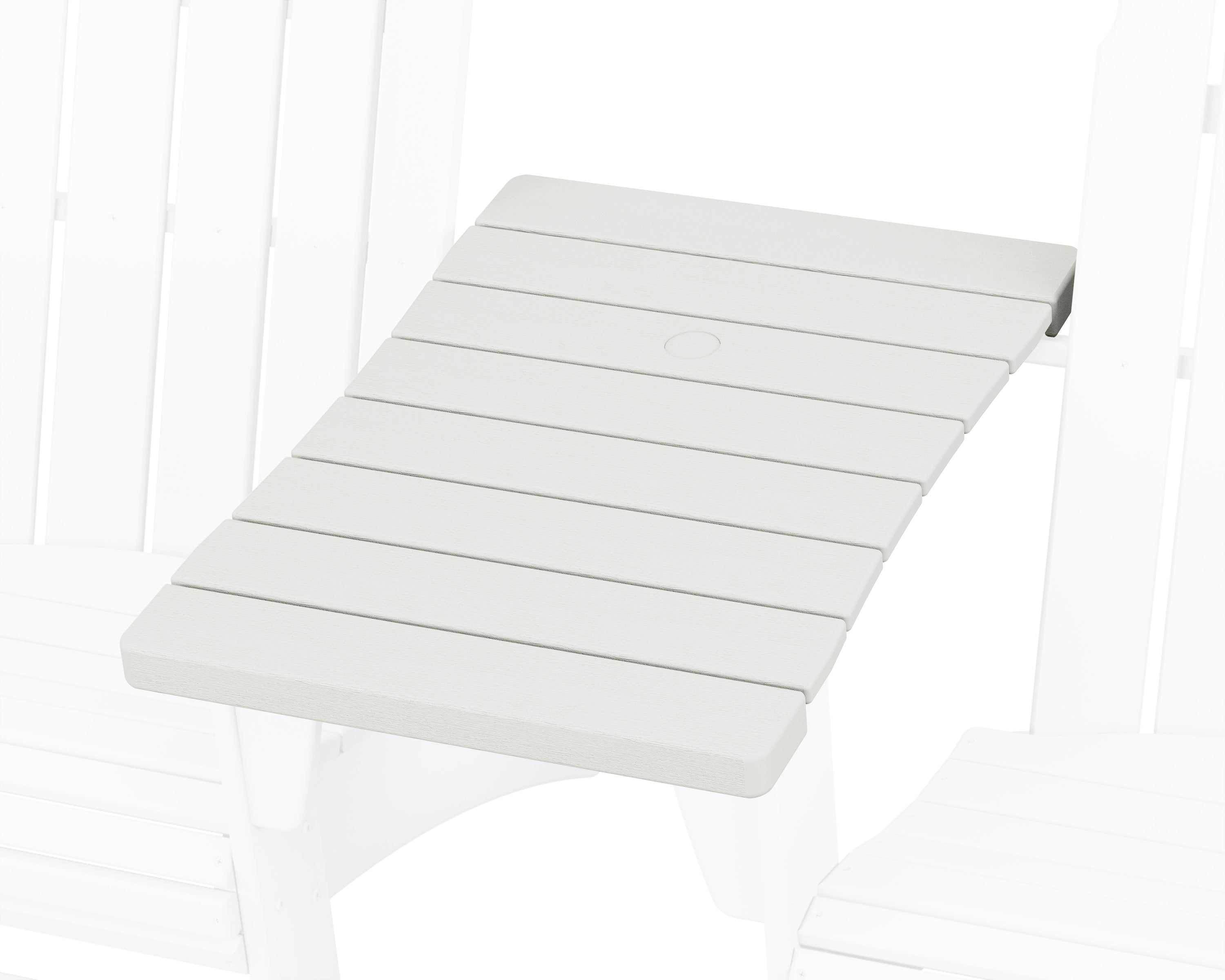 600 Series Straight Adirondack Connecting Table in Vintage White