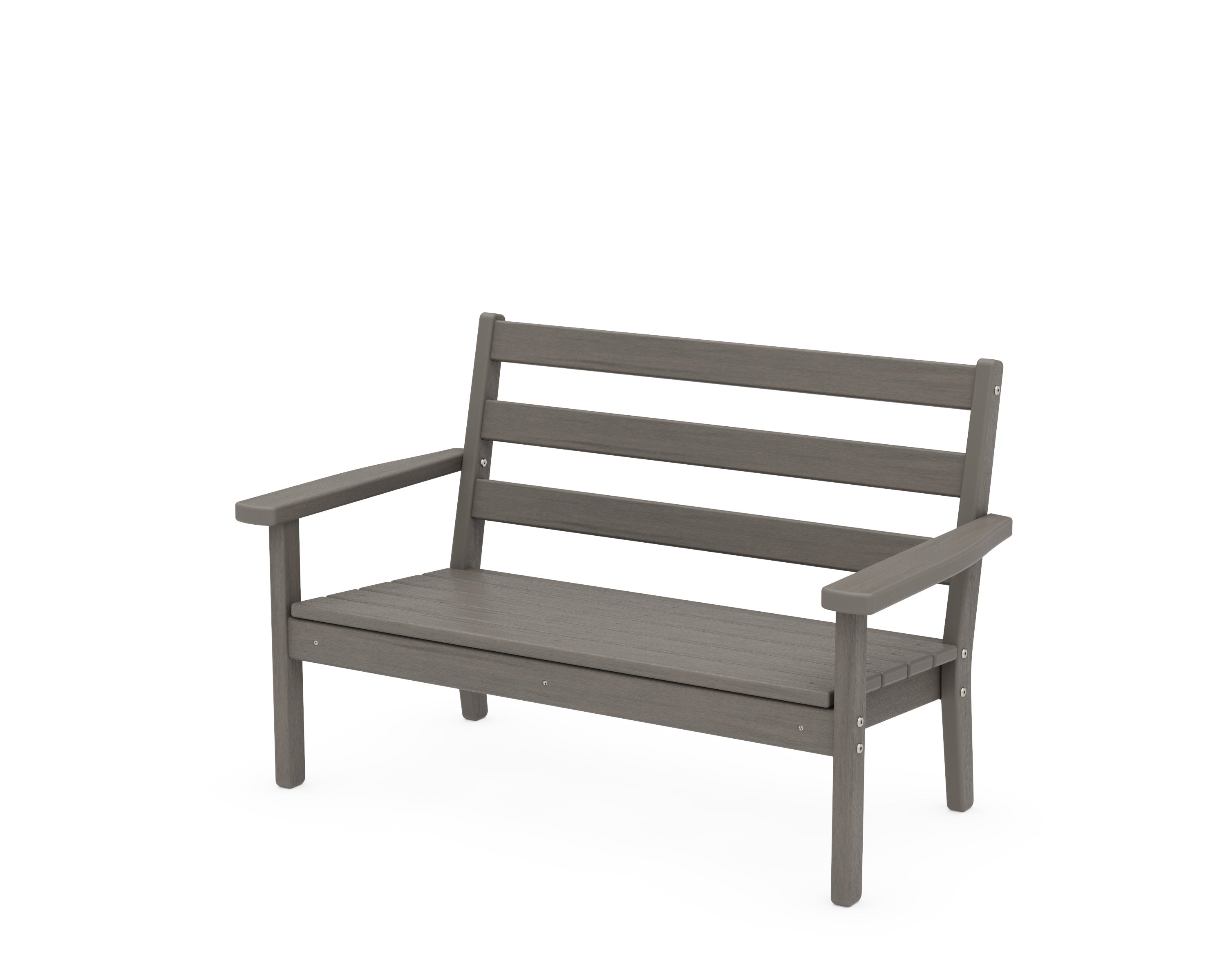 Kids Lakeside Bench in Driftwood