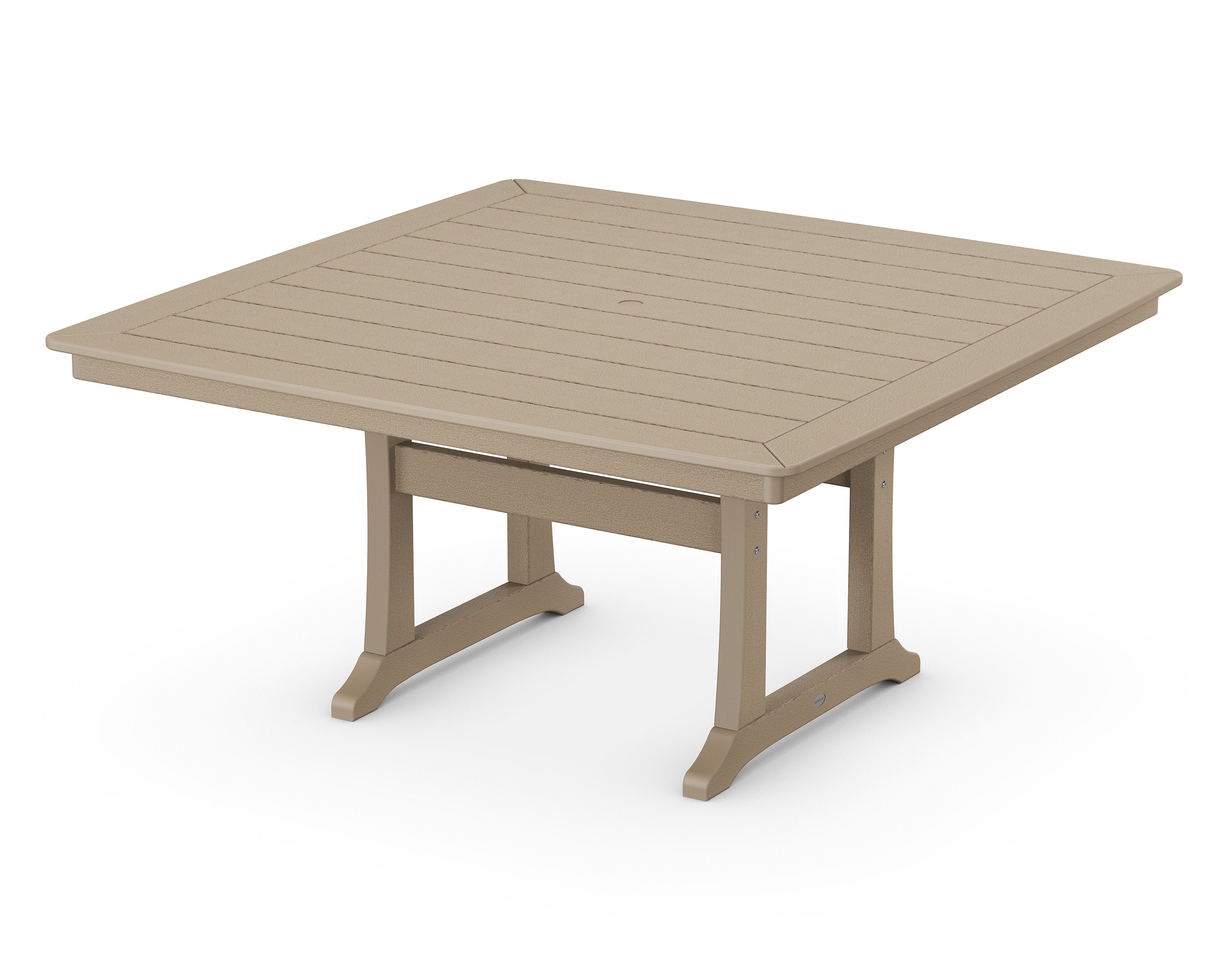 Nautical Trestle 59" Dining Table in Vintage Sahara