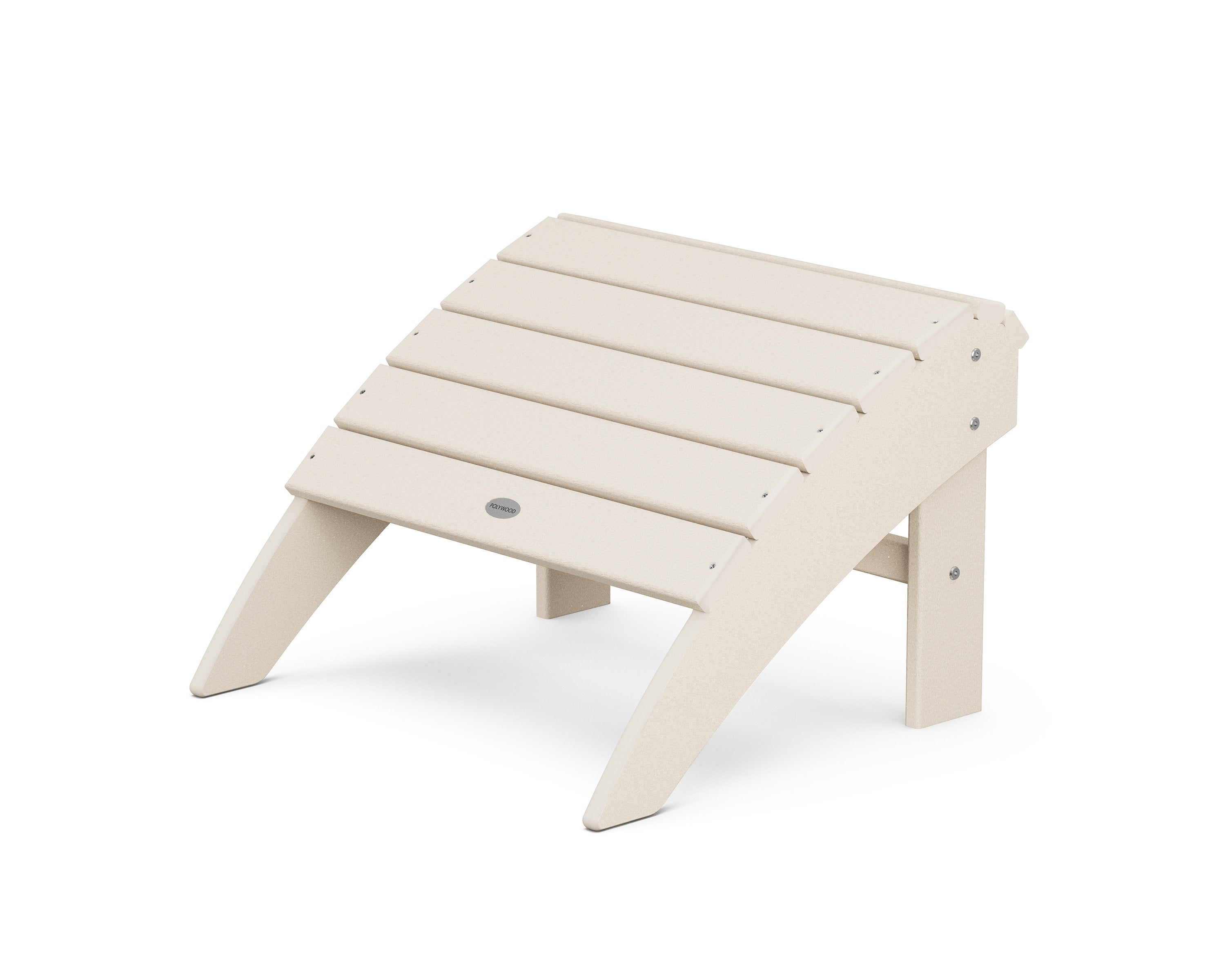 Vineyard Curveback Adirondack Ottoman in Sand
