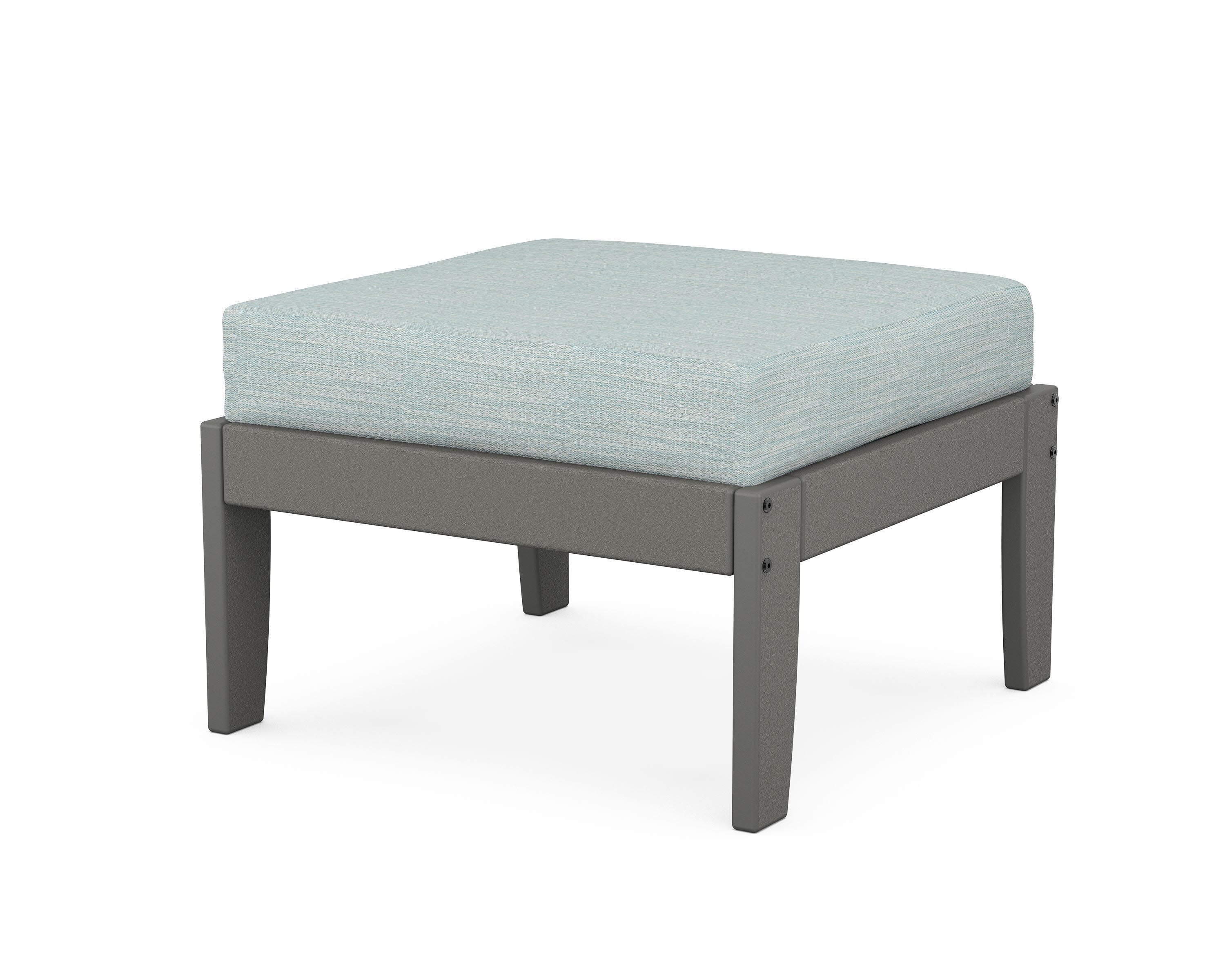 Modular Ottoman - Classic in Slate Grey / Soothe Mist