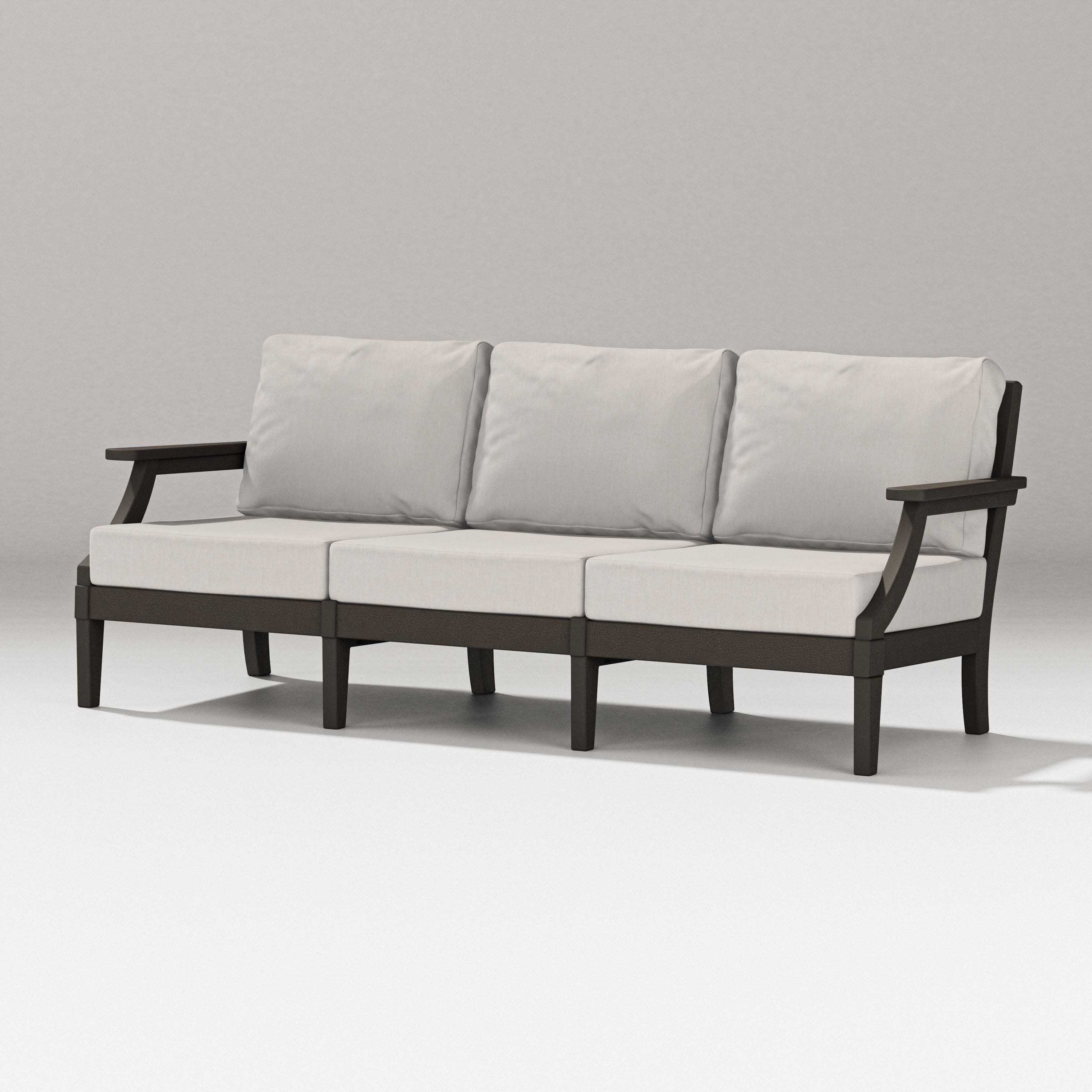 Estate Sofa in Vintage Coffee / Cast Ash