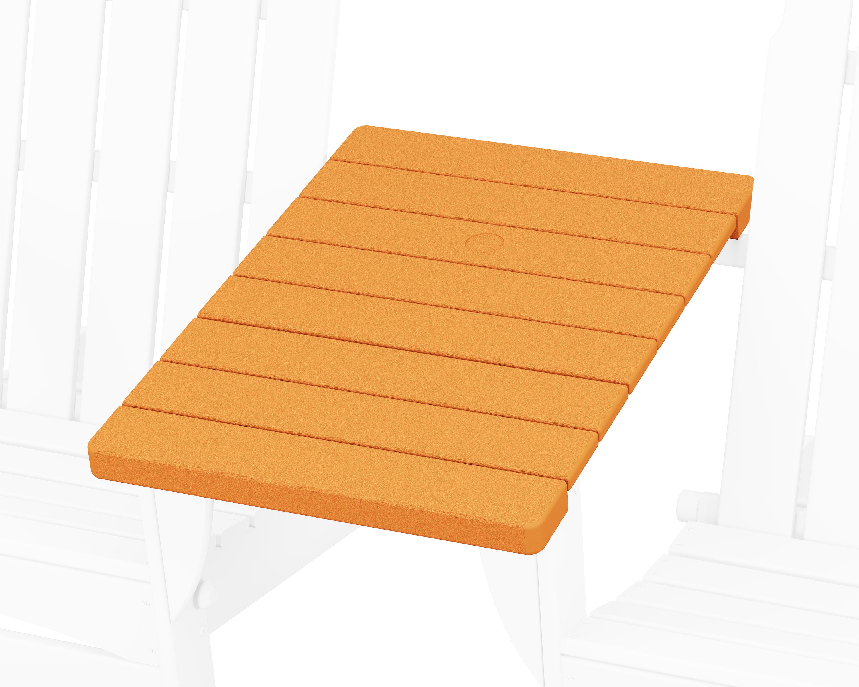 Classic Series Straight Adirondack Connecting Table in Tangerine