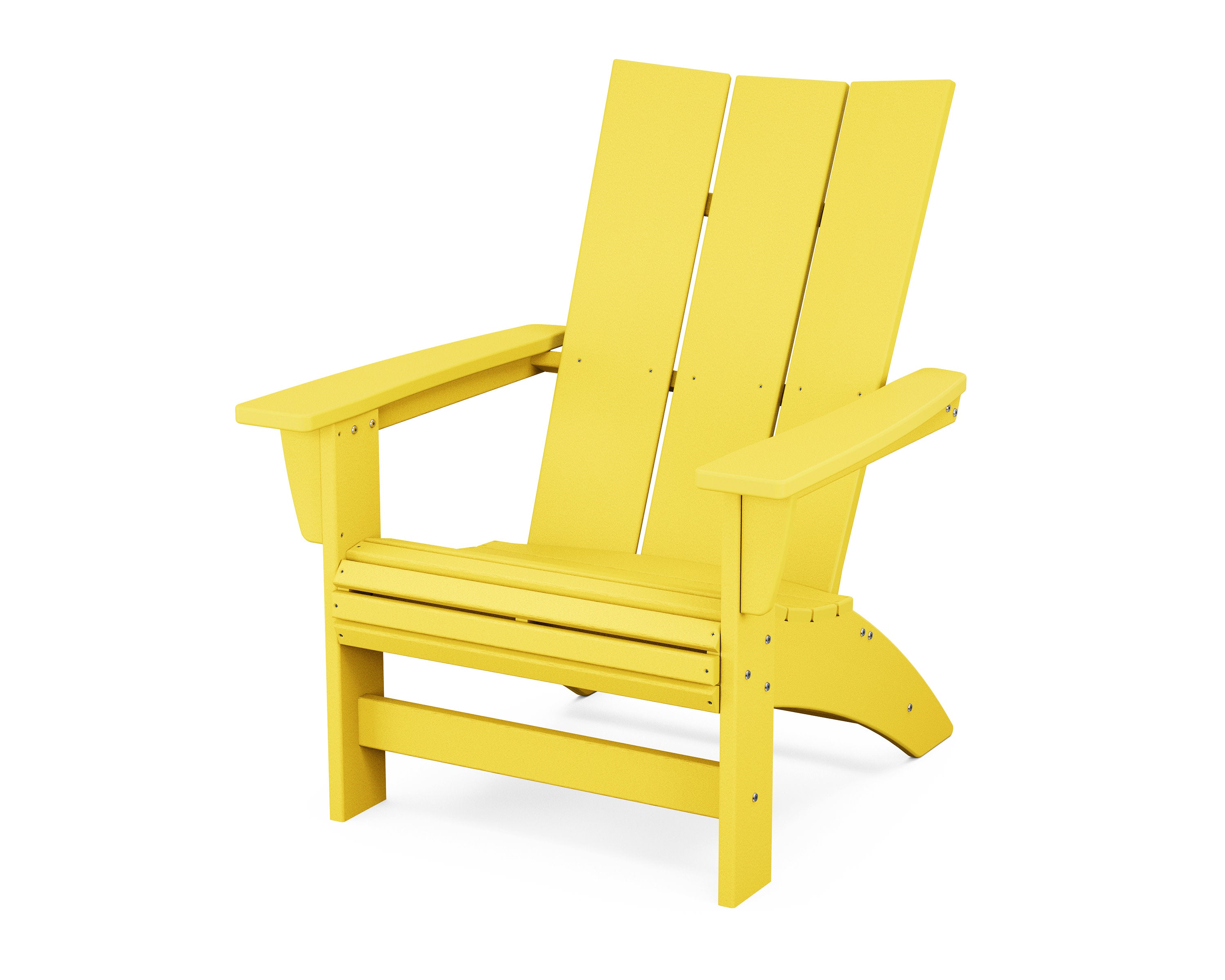 Modern Grand Adirondack Chair in Lemon