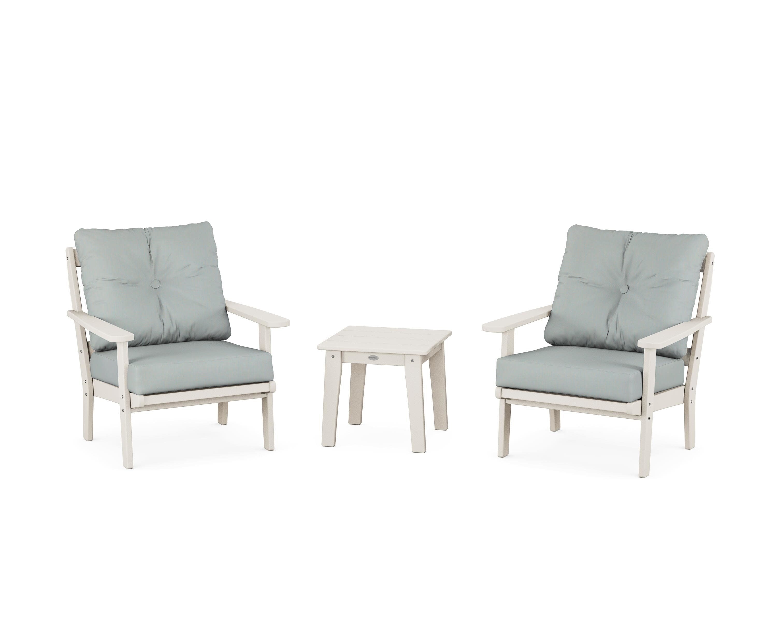 Mission 3-Piece Deep Seating Set in Sand / Spa