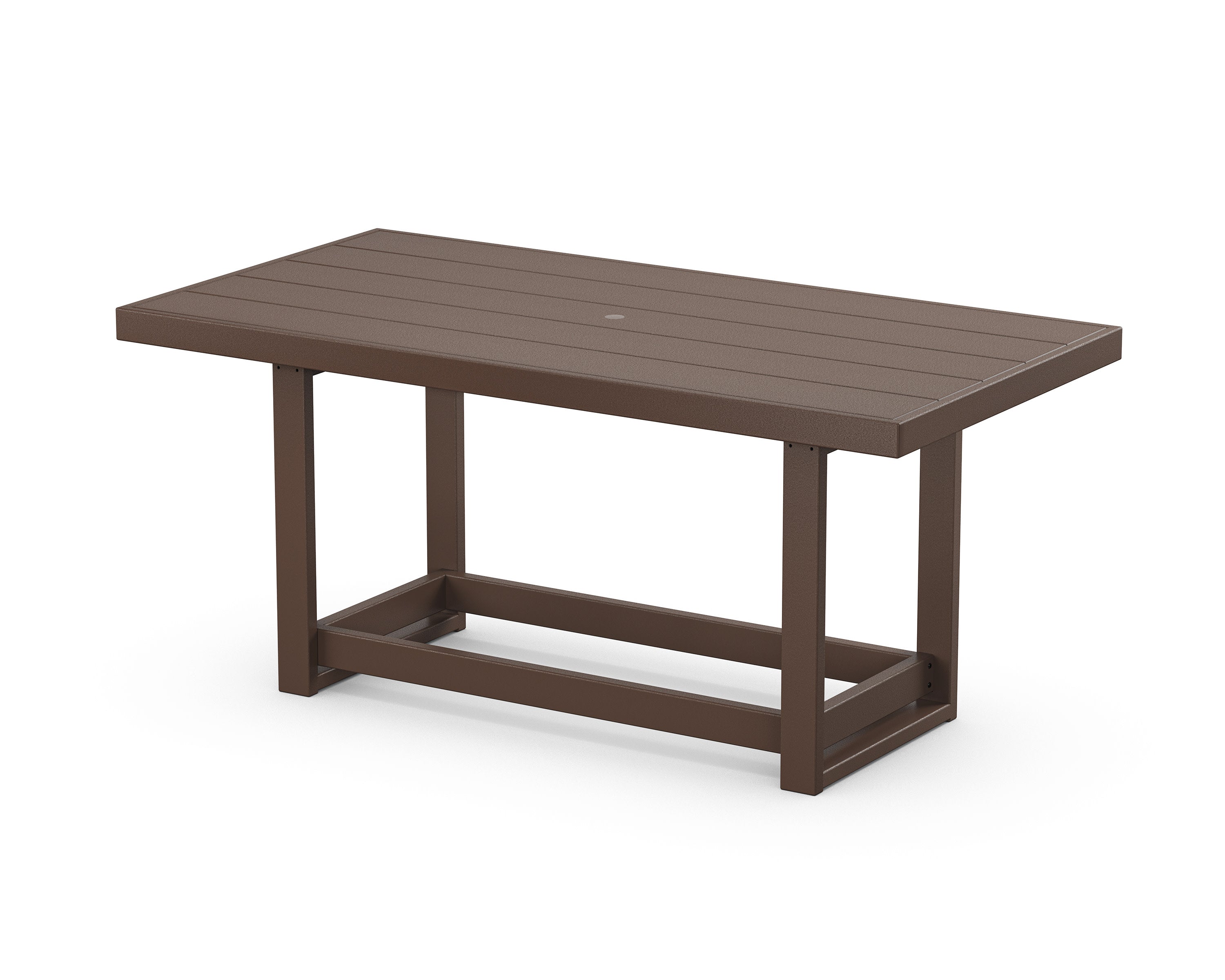 EDGE 40" x 78" Counter Table in Mahogany
