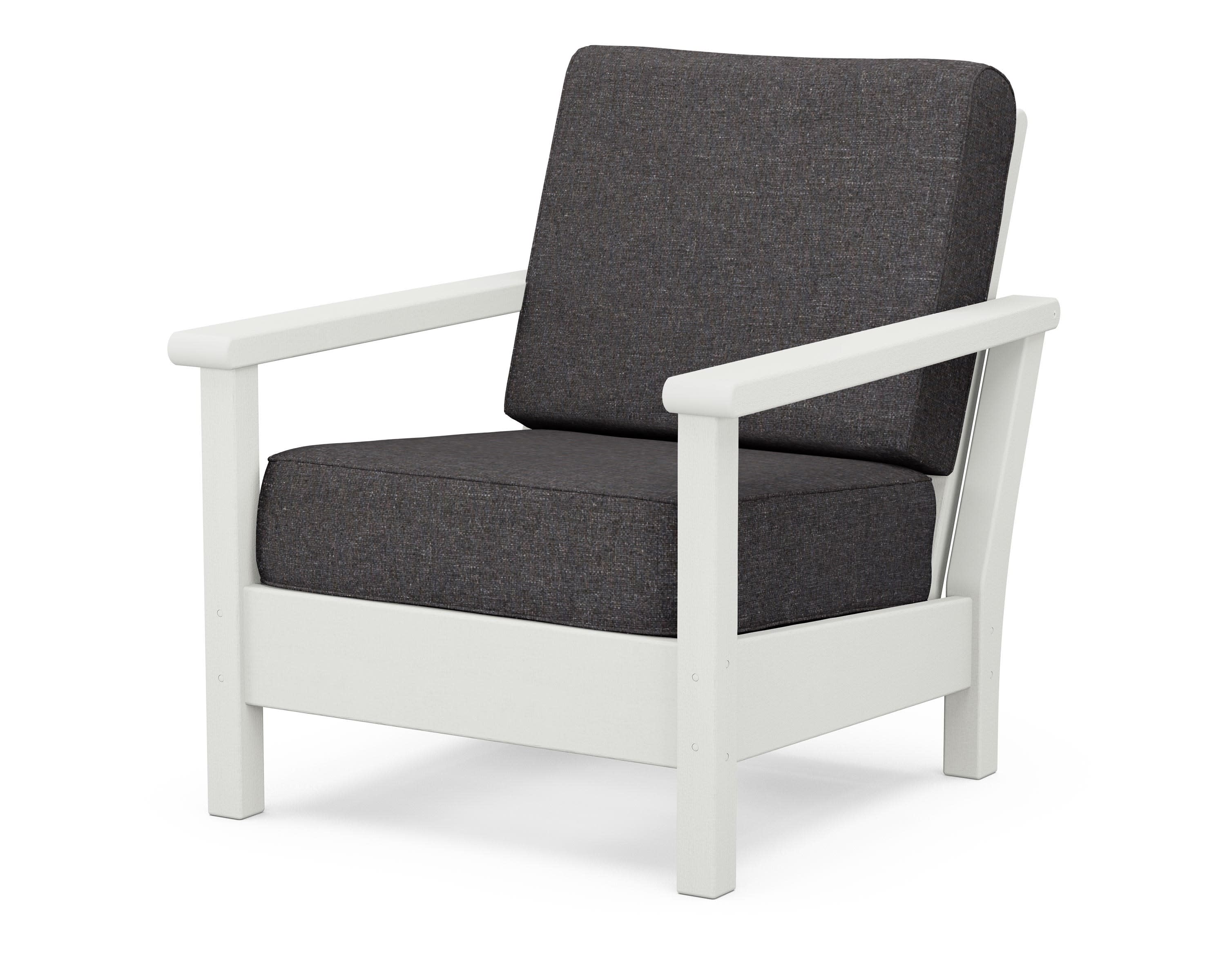 Harbour Deep Seating Chair in Vintage White / Ash Charcoal