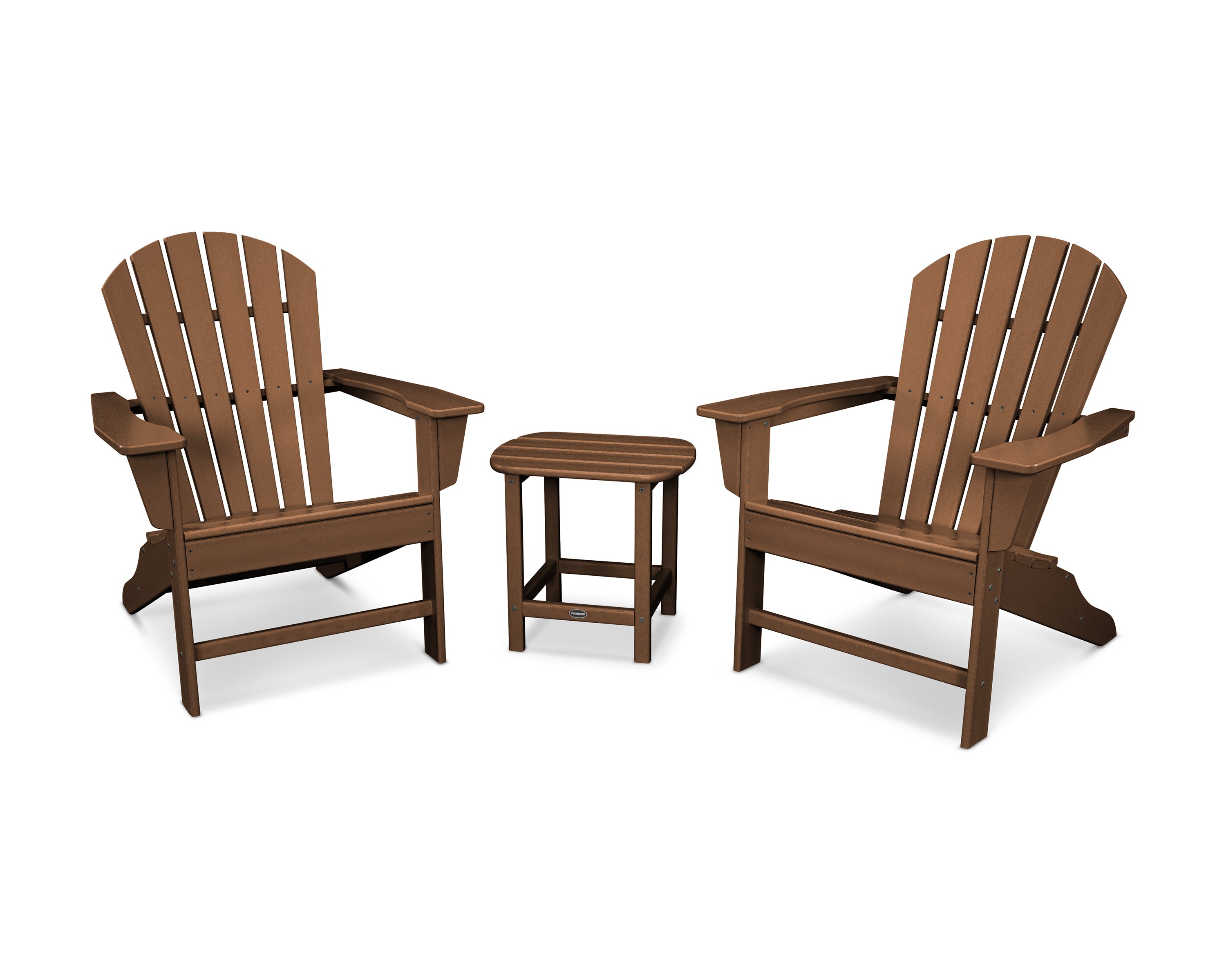 South Beach Adirondack 3-Piece Set in Teak