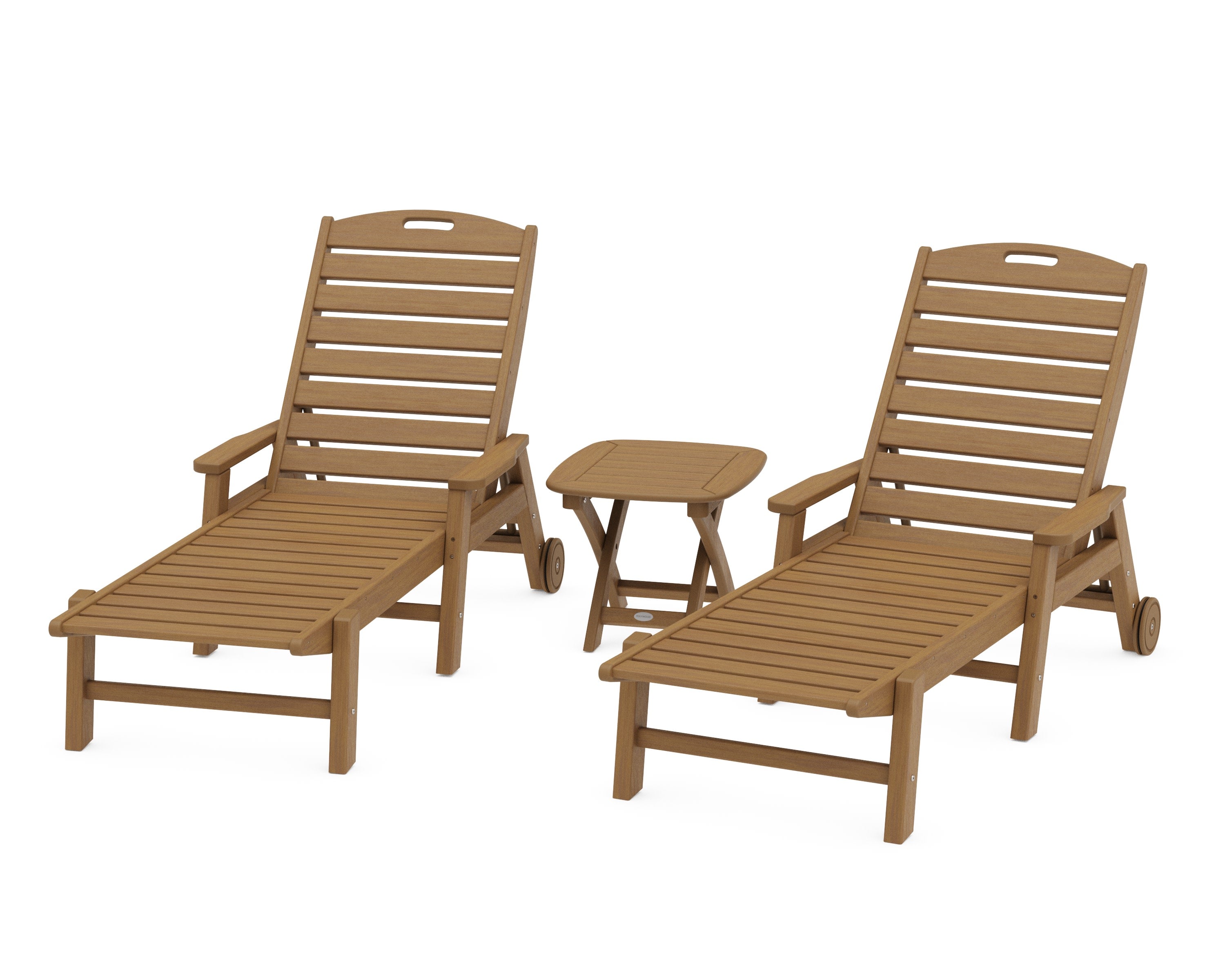 Nautical 3-Piece Chaise Set in Natural