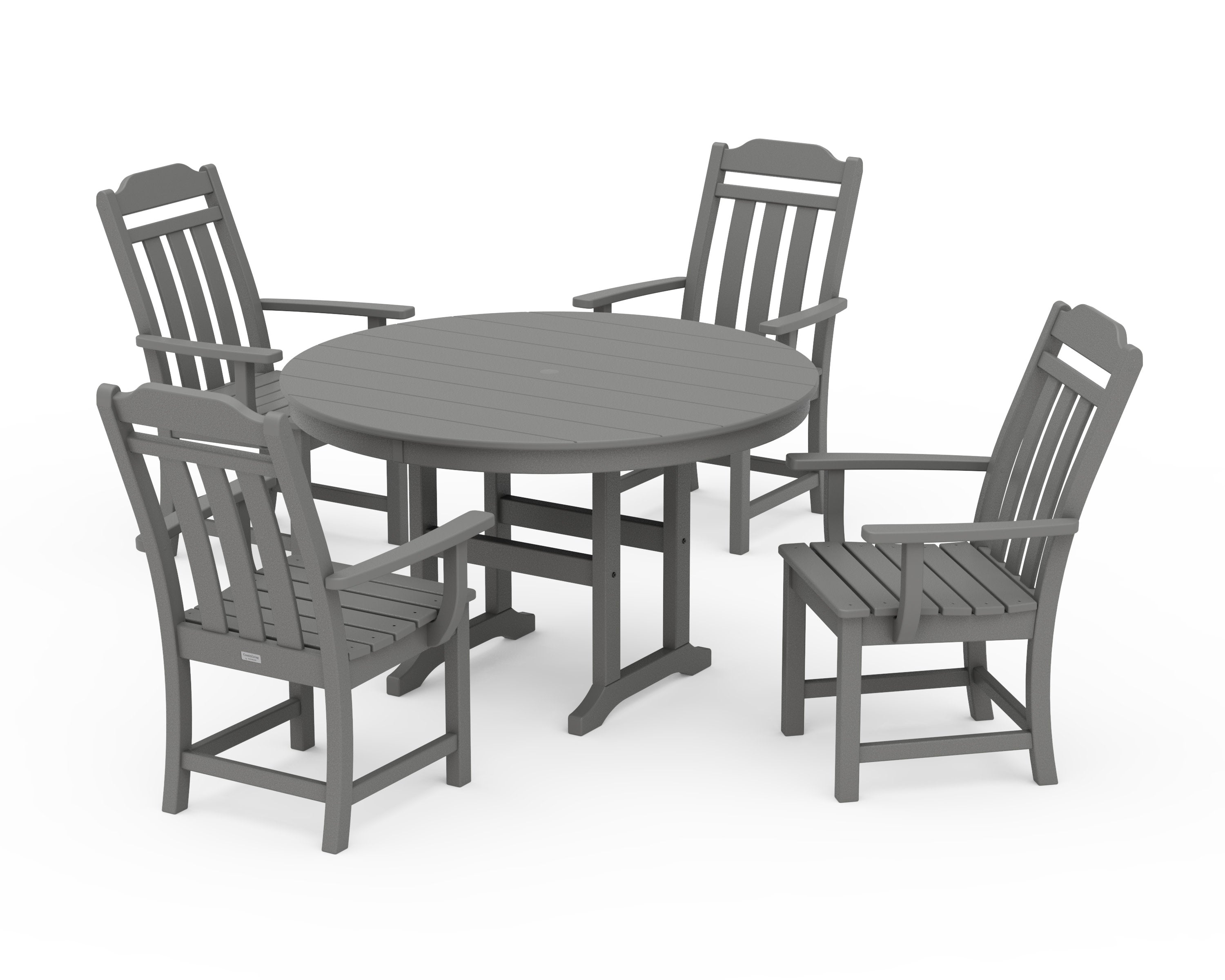 Cottage 5-Piece Round Farmhouse Dining Set