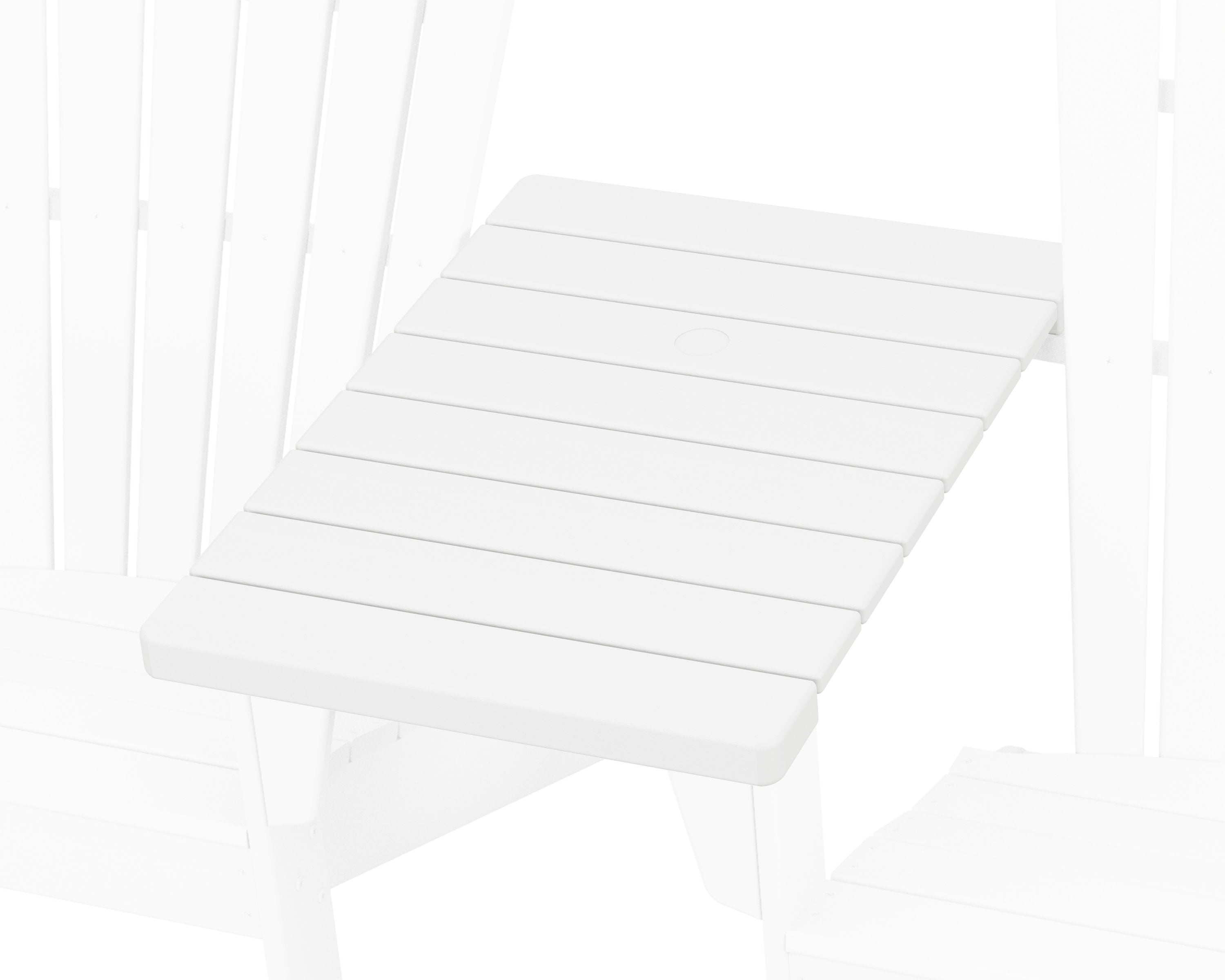 Straight Adirondack Connecting Table in White