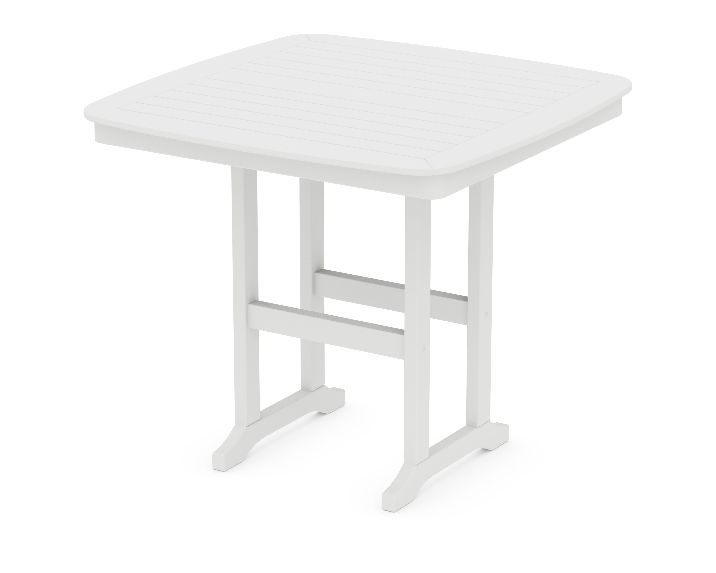 Nautical 44" Counter Table in White