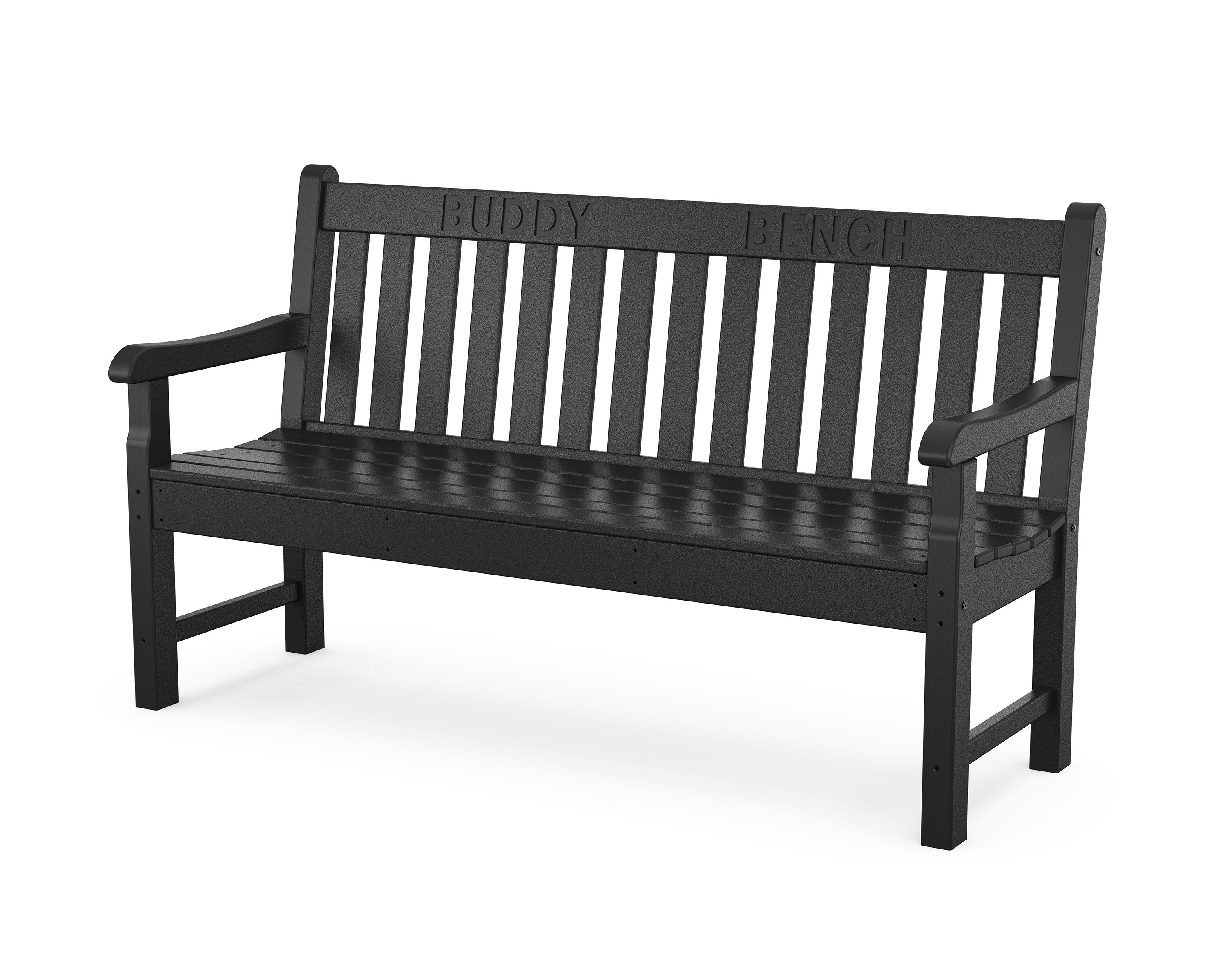 60" Buddy Bench in Black