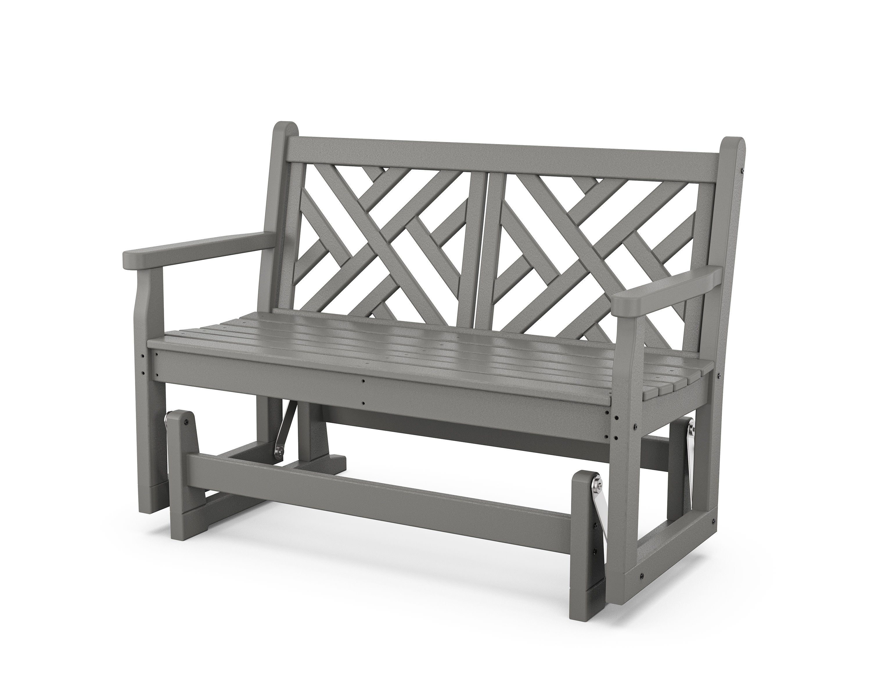 Chippendale 48" Glider in Slate Grey