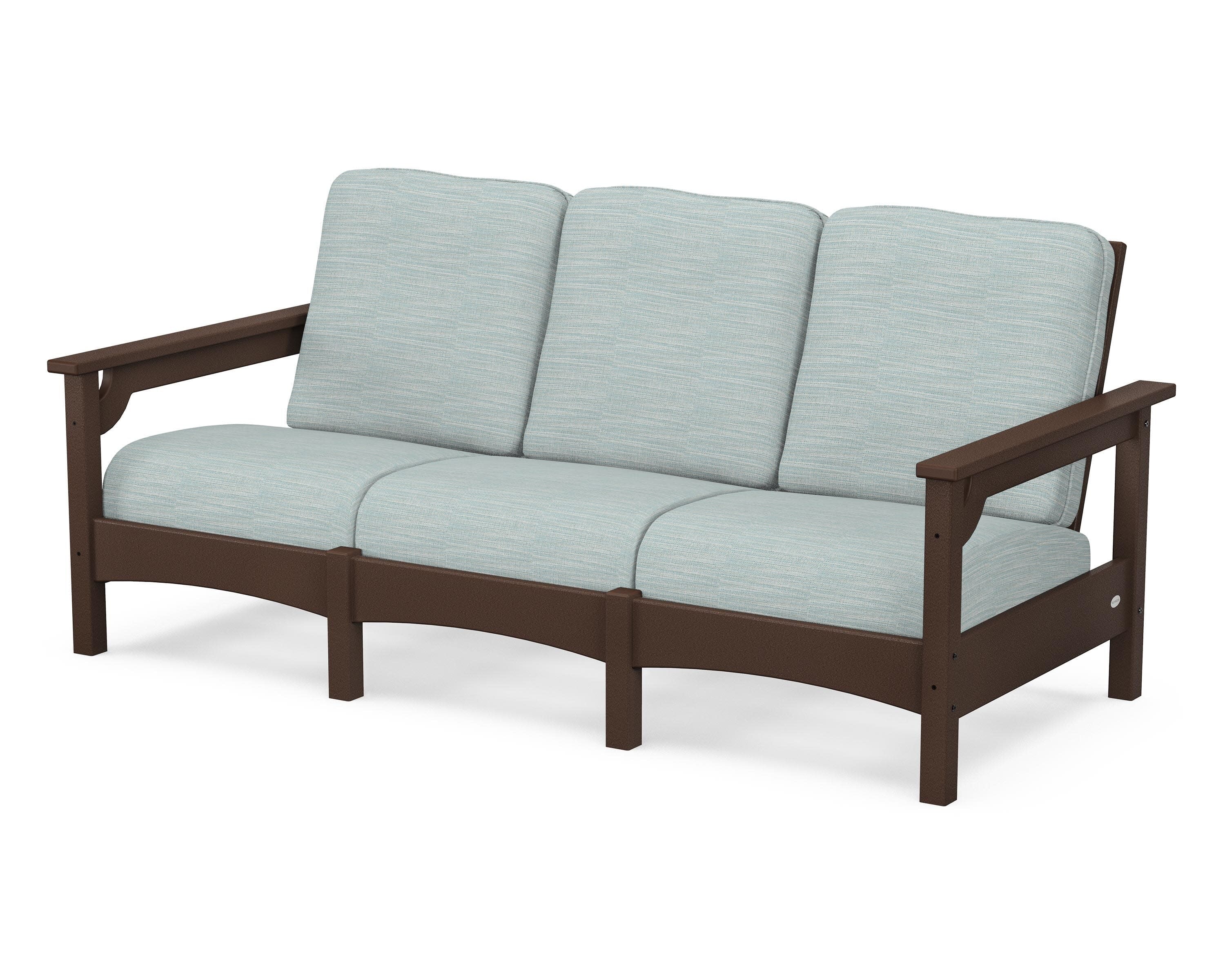 Club Sofa in Mahogany / Soothe Mist