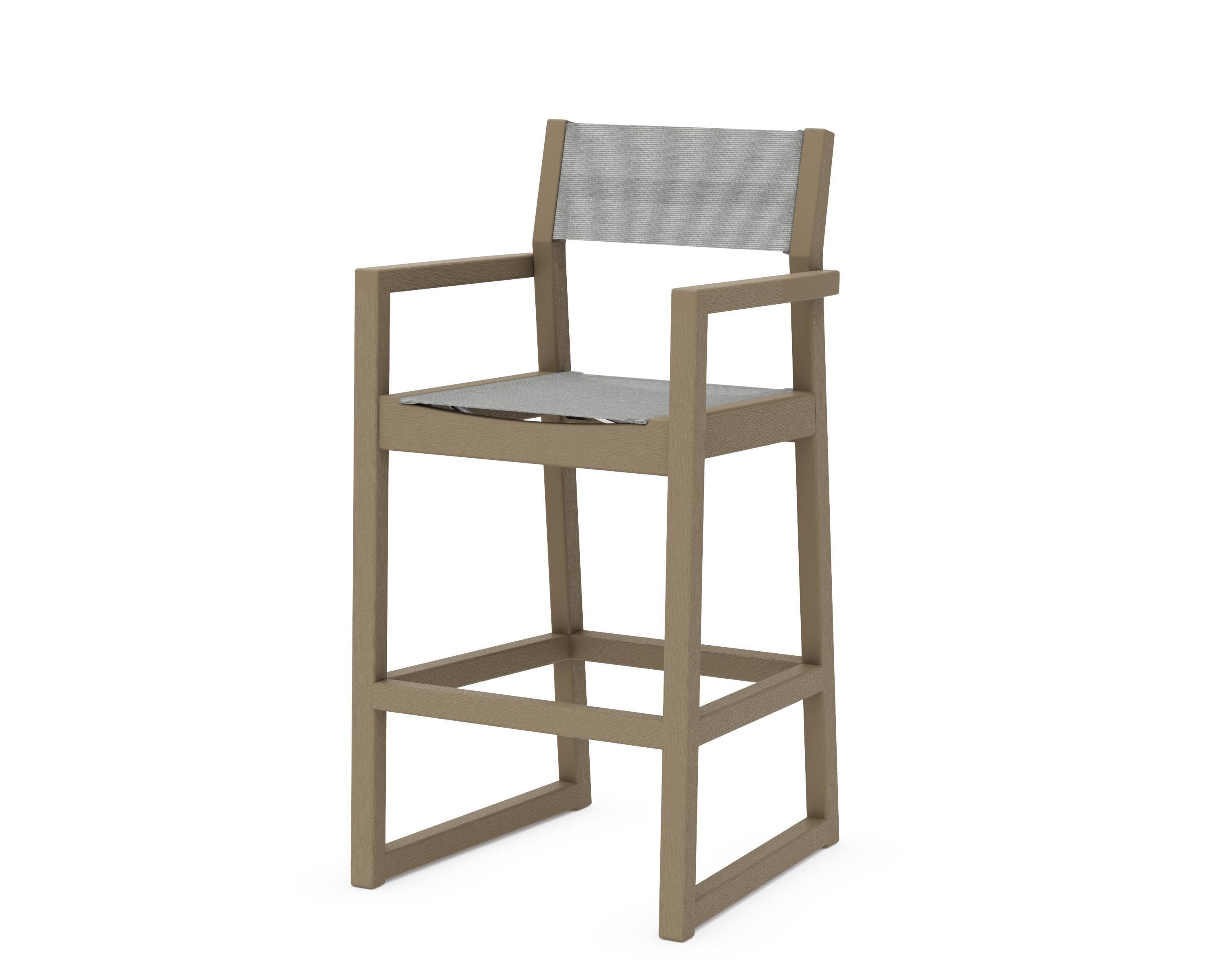 EDGE Sling Bar Arm Chair in Vintage Sahara / Metallic Sling